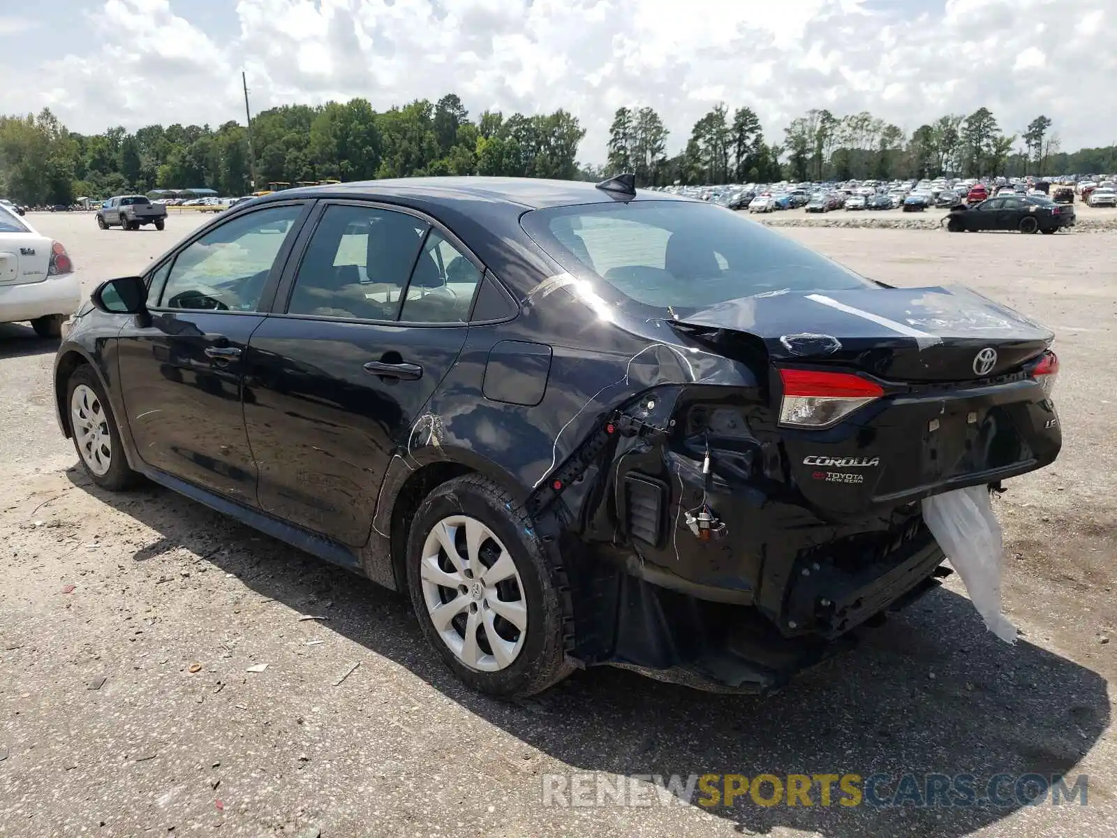 3 Photograph of a damaged car 5YFEPRAE0LP058278 TOYOTA COROLLA 2020