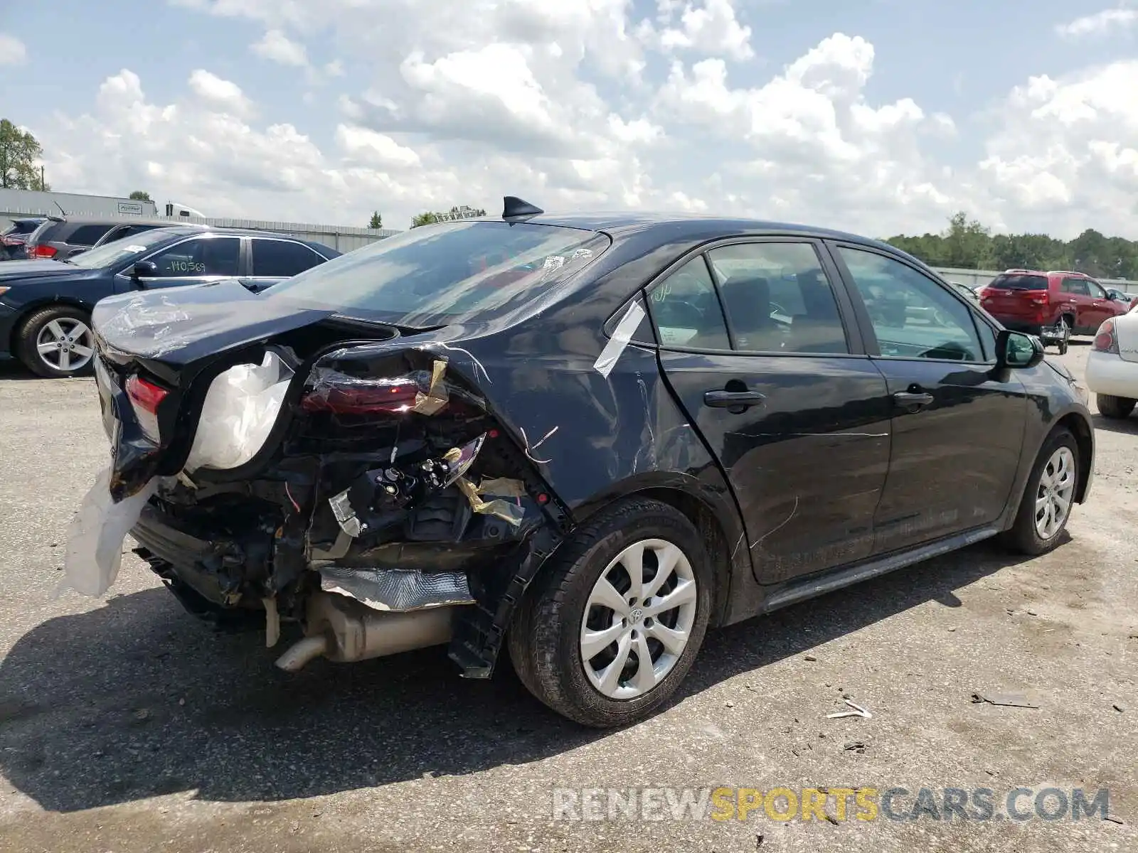 4 Photograph of a damaged car 5YFEPRAE0LP058278 TOYOTA COROLLA 2020