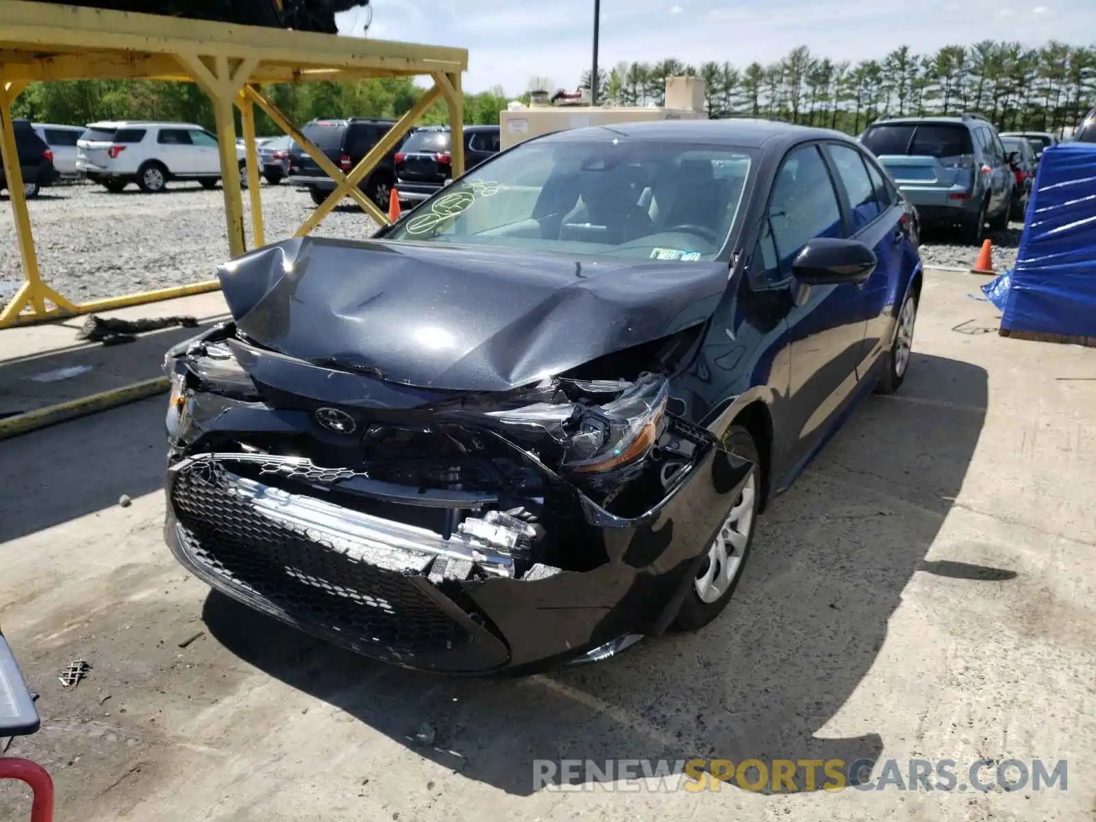 2 Фотография поврежденного автомобиля 5YFEPRAE0LP058846 TOYOTA COROLLA 2020