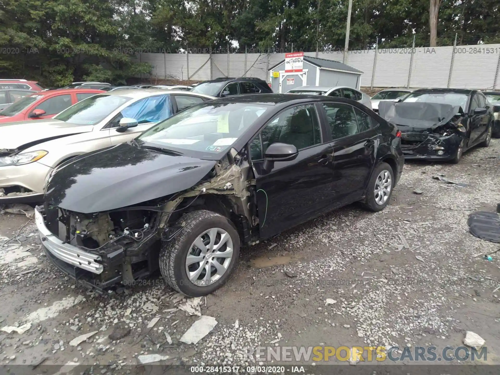 2 Photograph of a damaged car 5YFEPRAE0LP059494 TOYOTA COROLLA 2020