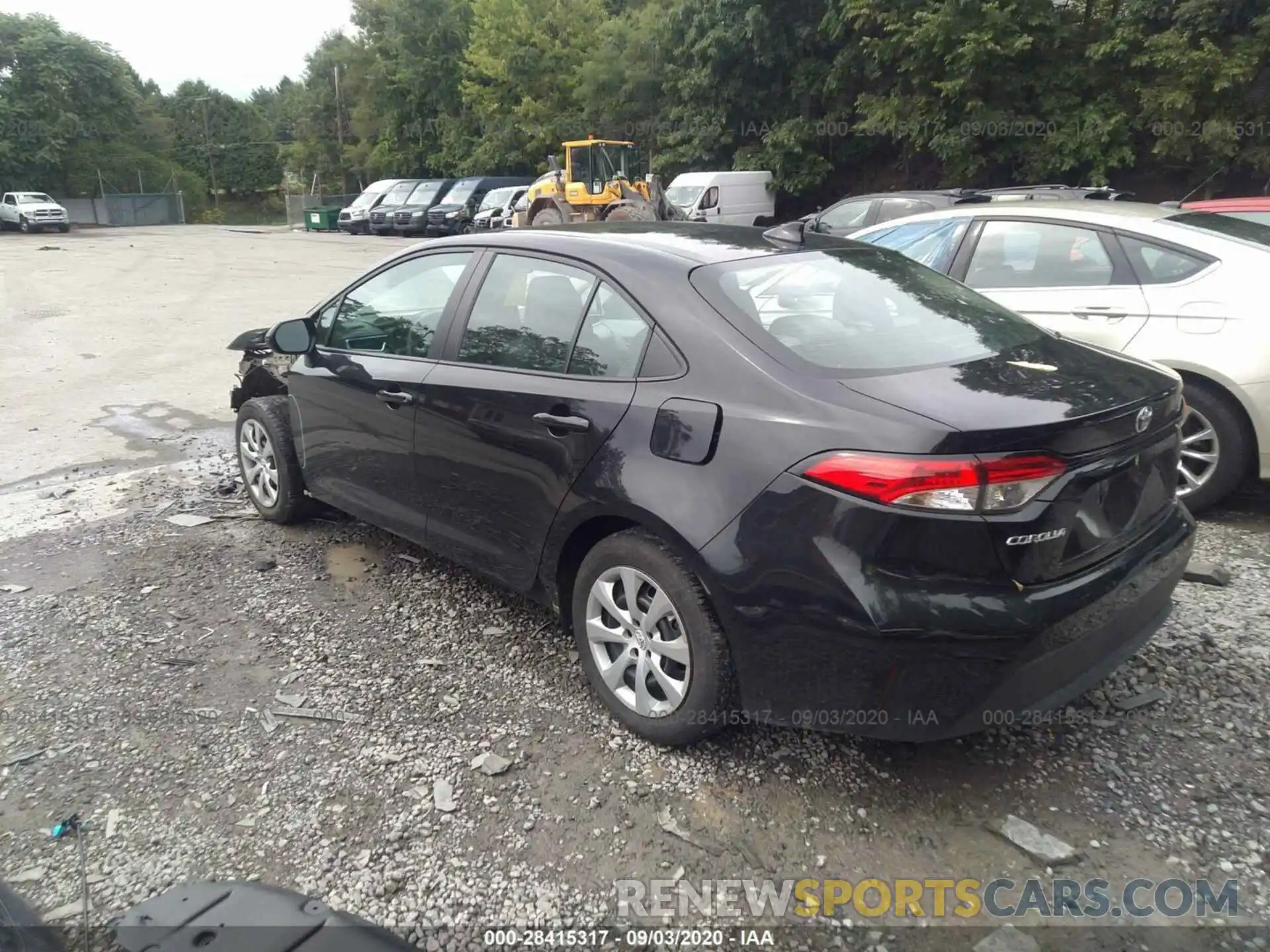 3 Photograph of a damaged car 5YFEPRAE0LP059494 TOYOTA COROLLA 2020