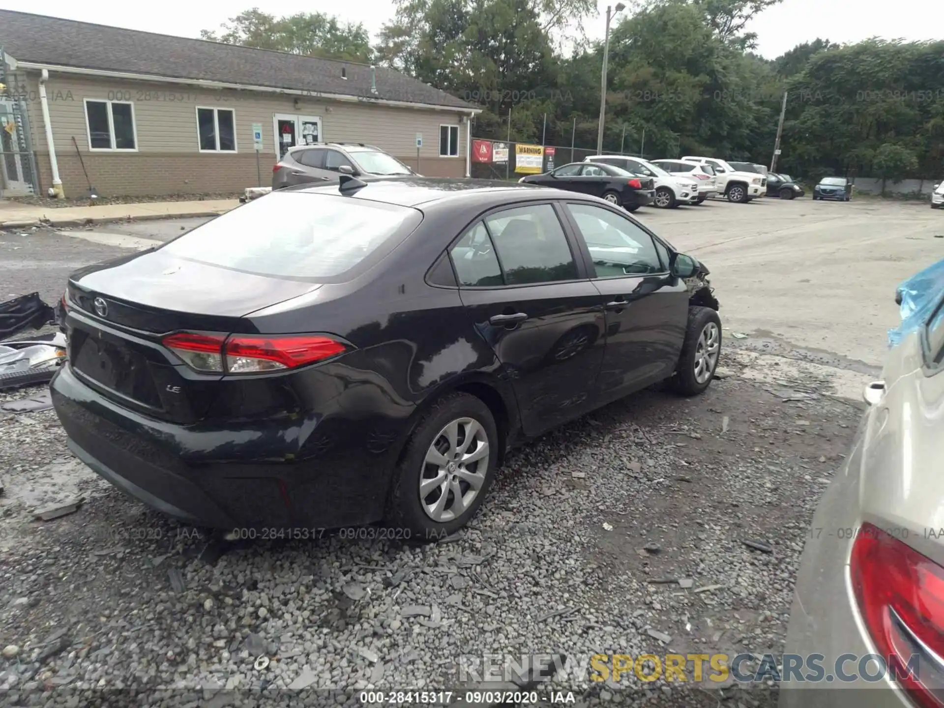 4 Photograph of a damaged car 5YFEPRAE0LP059494 TOYOTA COROLLA 2020