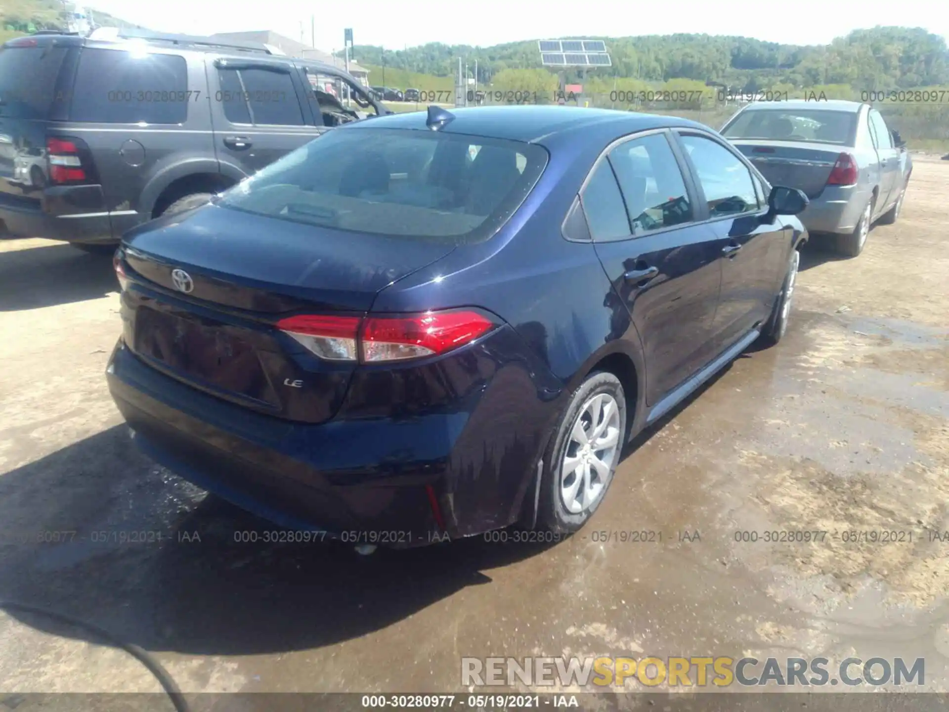 4 Photograph of a damaged car 5YFEPRAE0LP059527 TOYOTA COROLLA 2020