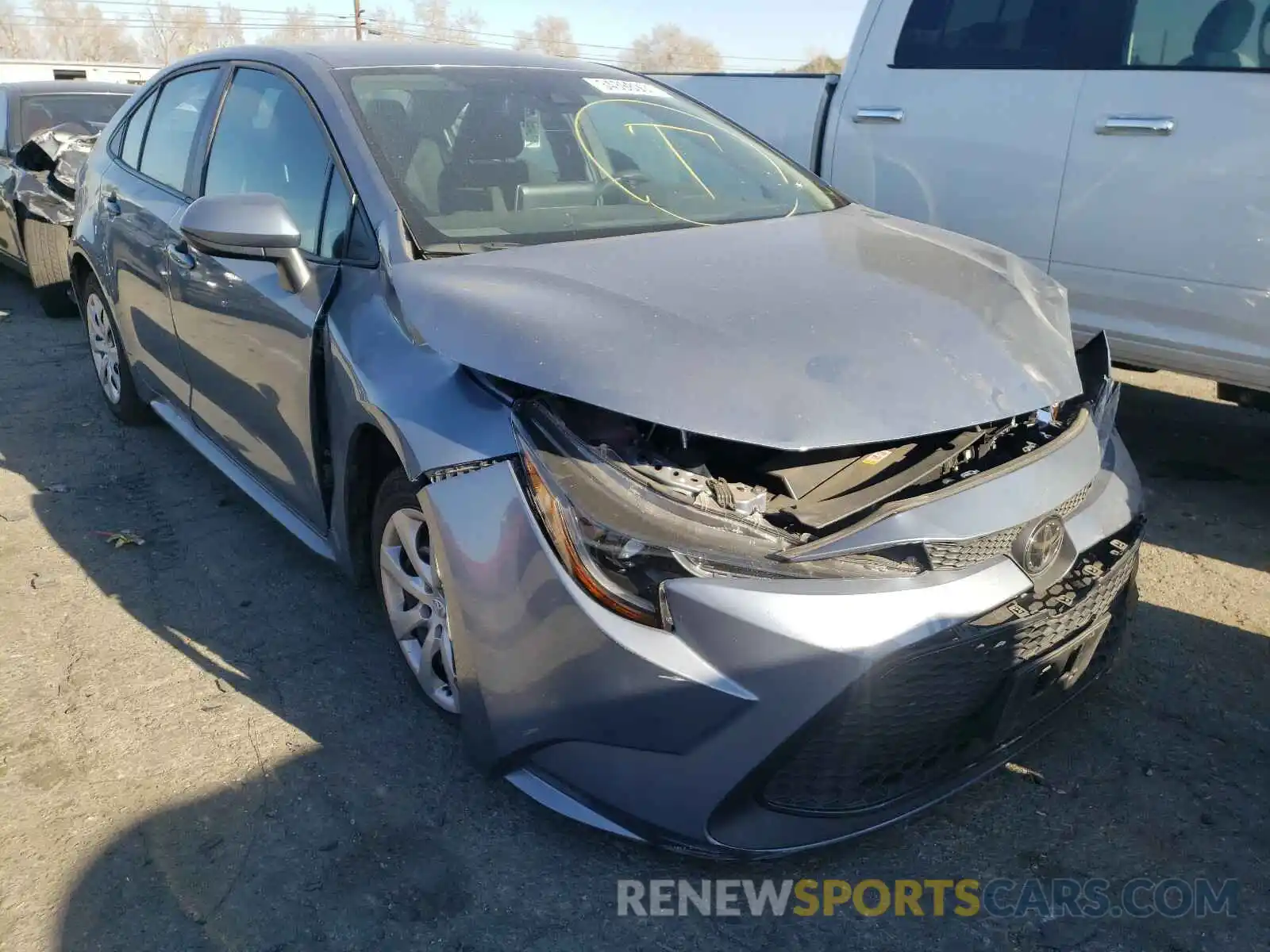 1 Photograph of a damaged car 5YFEPRAE0LP060807 TOYOTA COROLLA 2020