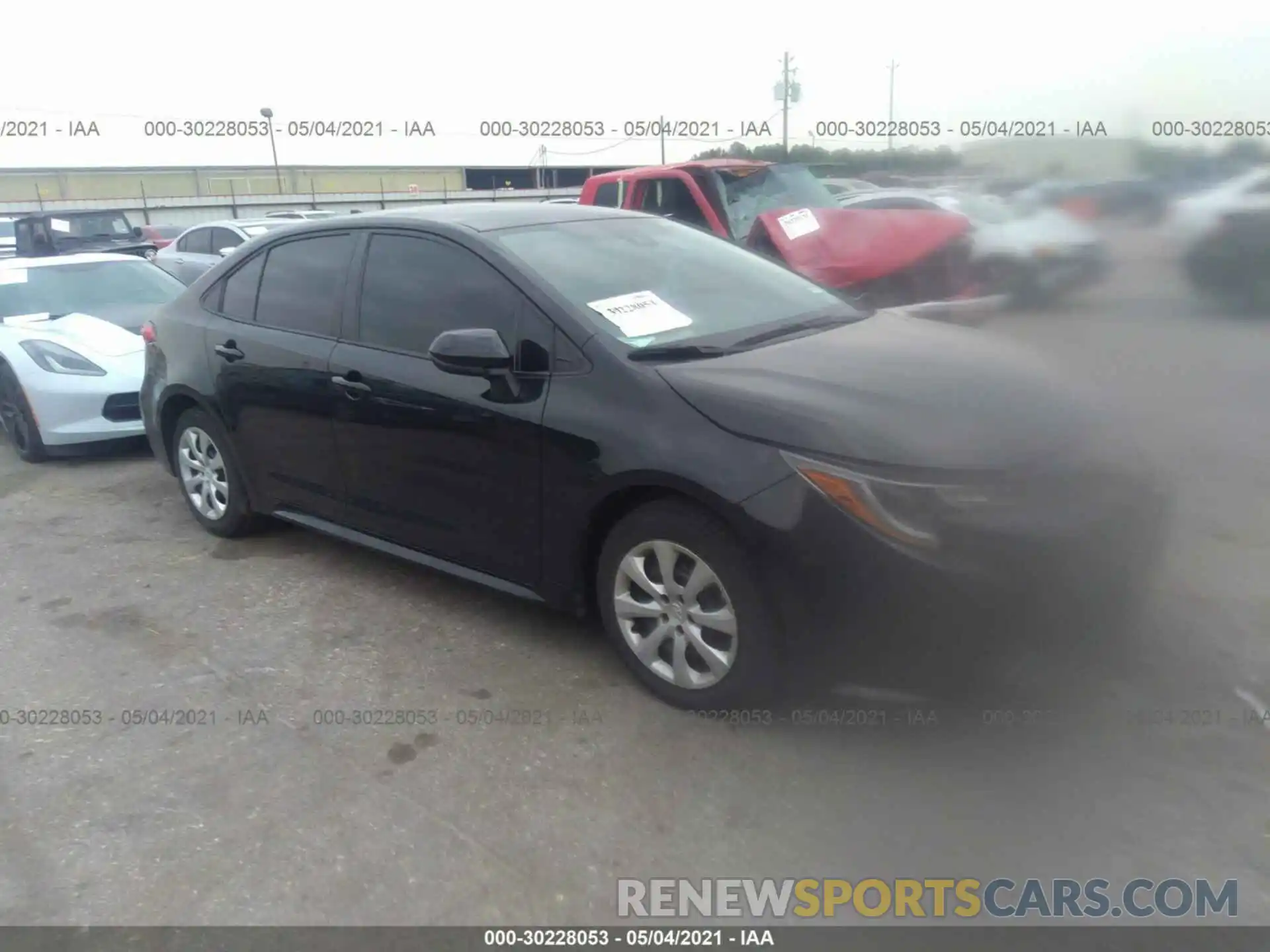 1 Photograph of a damaged car 5YFEPRAE0LP060905 TOYOTA COROLLA 2020