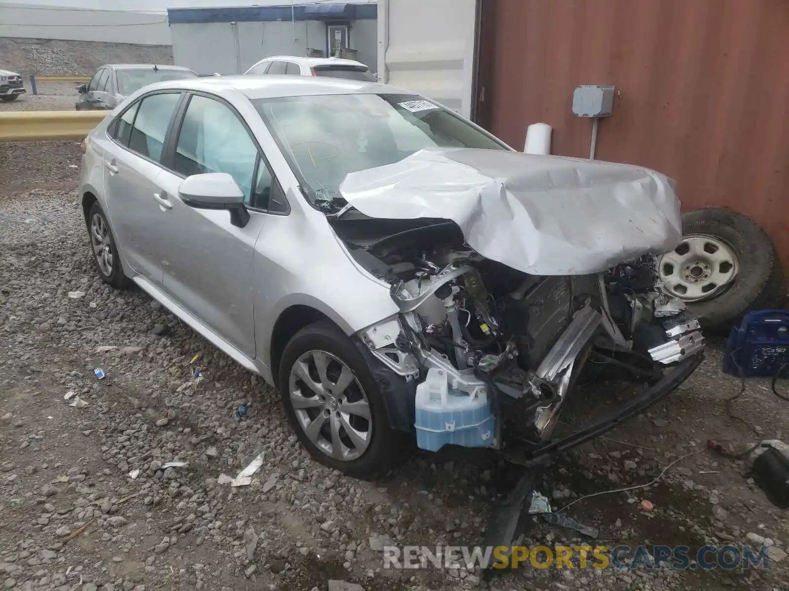 1 Photograph of a damaged car 5YFEPRAE0LP061441 TOYOTA COROLLA 2020