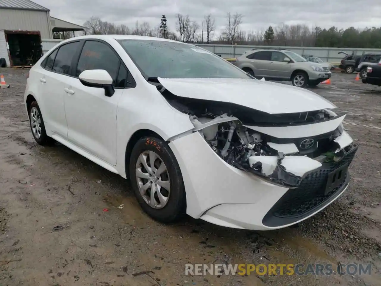 1 Photograph of a damaged car 5YFEPRAE0LP062993 TOYOTA COROLLA 2020