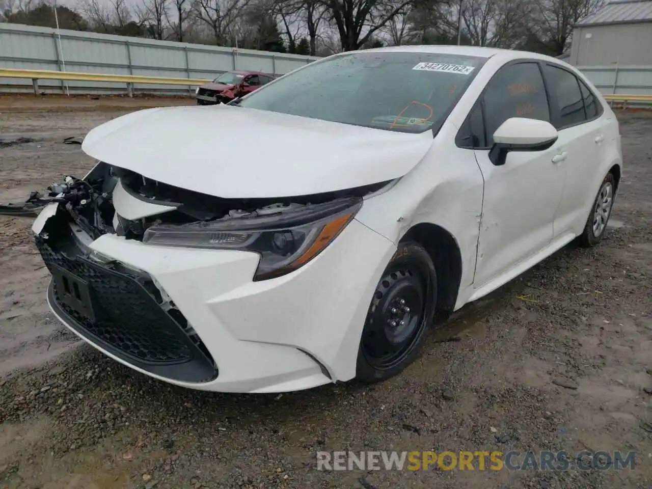 2 Photograph of a damaged car 5YFEPRAE0LP062993 TOYOTA COROLLA 2020