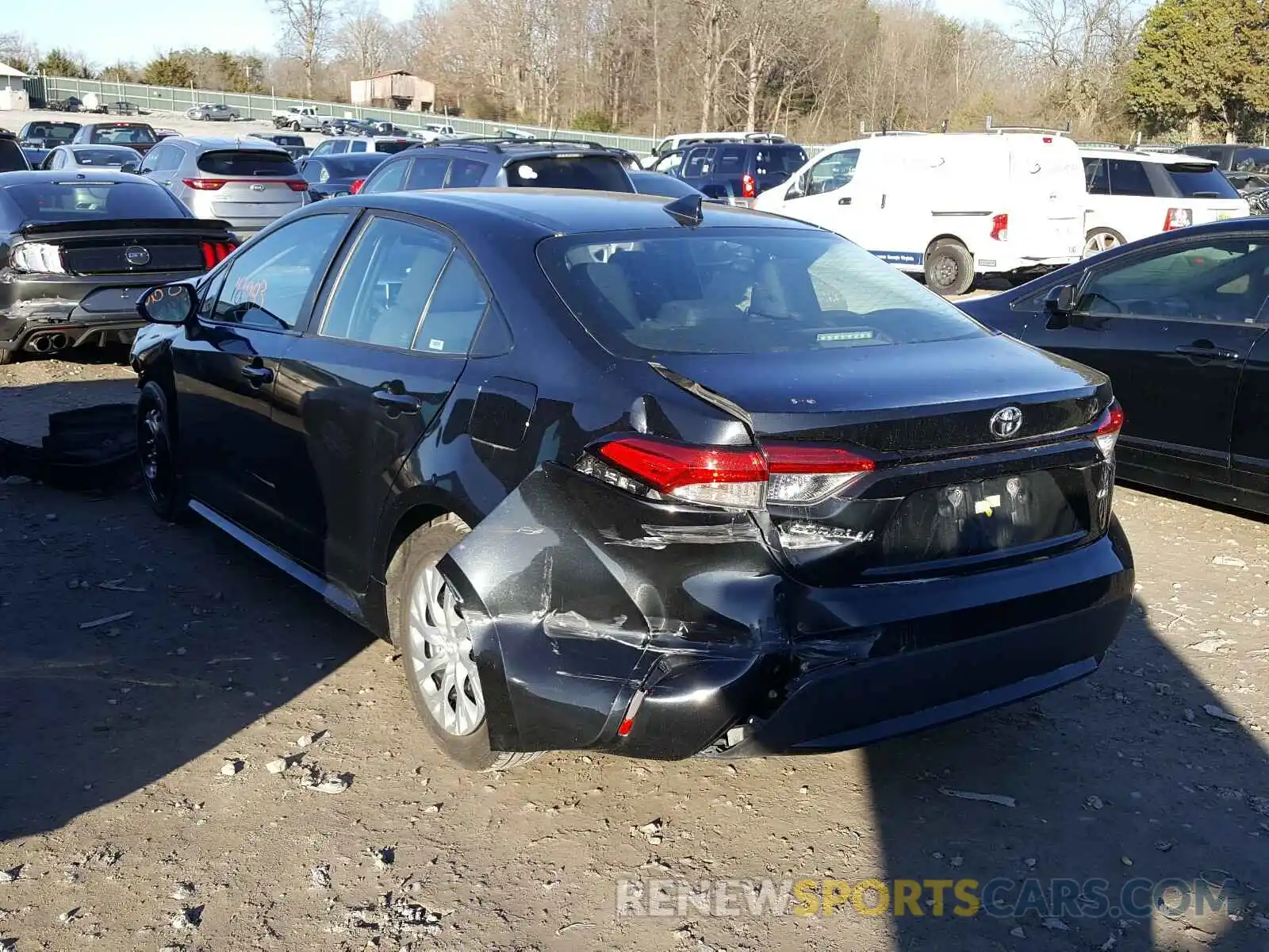 3 Photograph of a damaged car 5YFEPRAE0LP063366 TOYOTA COROLLA 2020