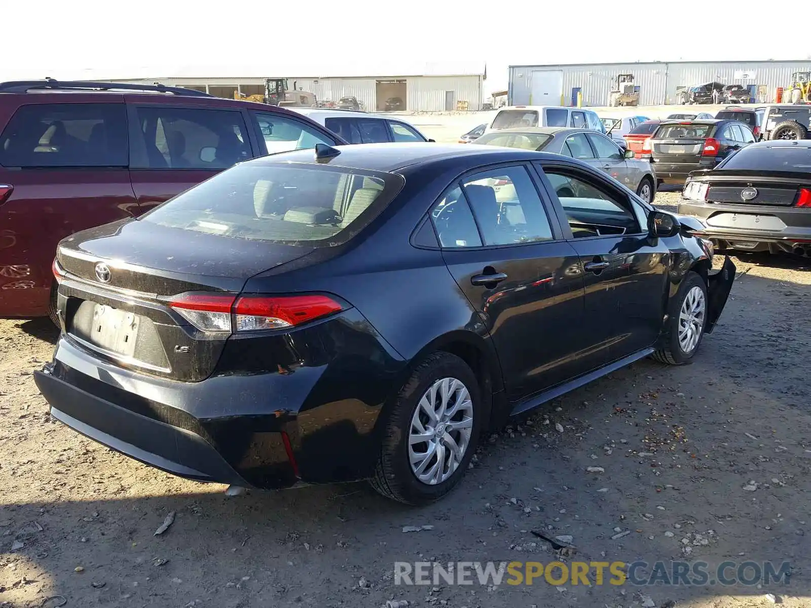 4 Photograph of a damaged car 5YFEPRAE0LP063366 TOYOTA COROLLA 2020