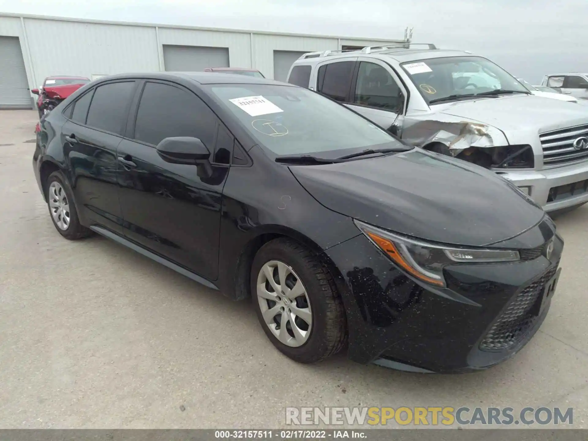 1 Photograph of a damaged car 5YFEPRAE0LP063402 TOYOTA COROLLA 2020