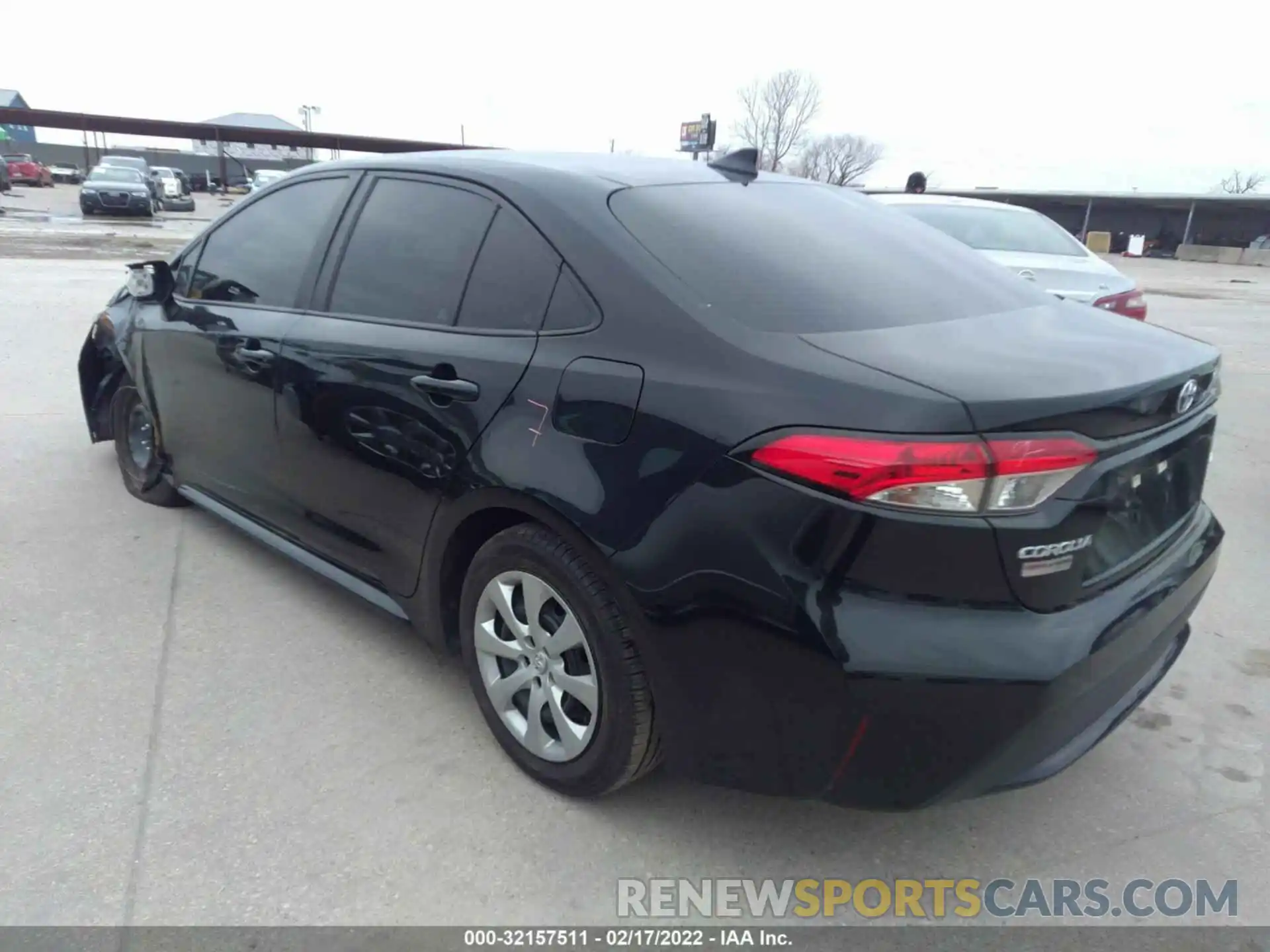 3 Photograph of a damaged car 5YFEPRAE0LP063402 TOYOTA COROLLA 2020