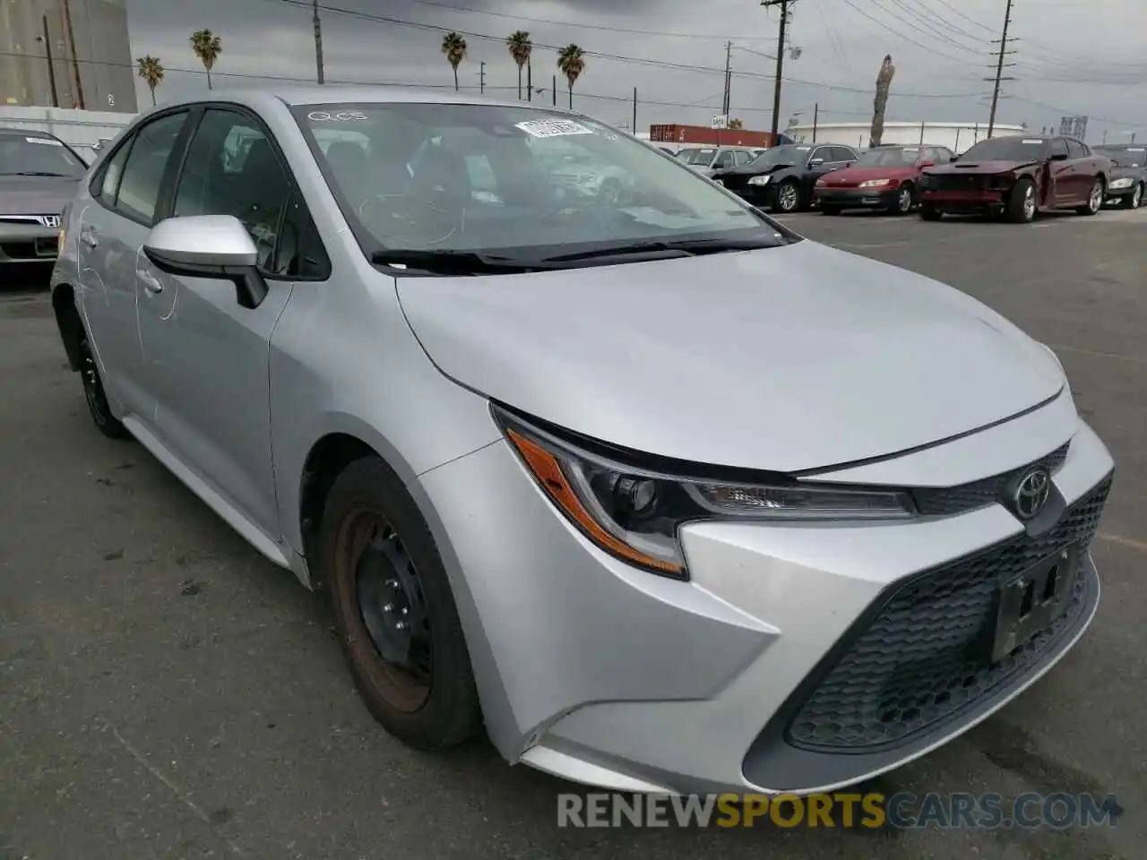 1 Photograph of a damaged car 5YFEPRAE0LP063528 TOYOTA COROLLA 2020