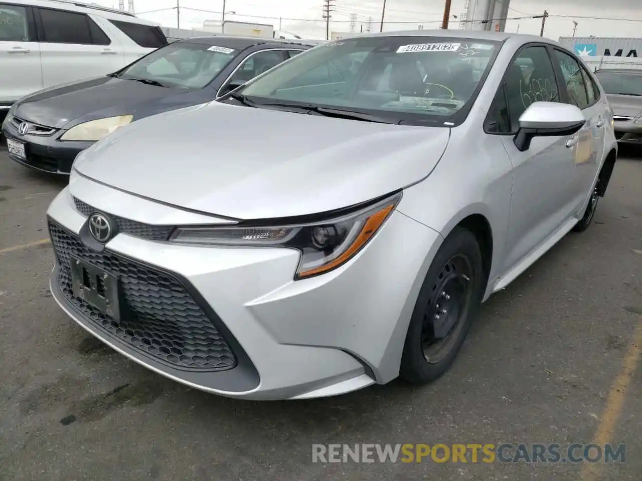 2 Photograph of a damaged car 5YFEPRAE0LP063528 TOYOTA COROLLA 2020