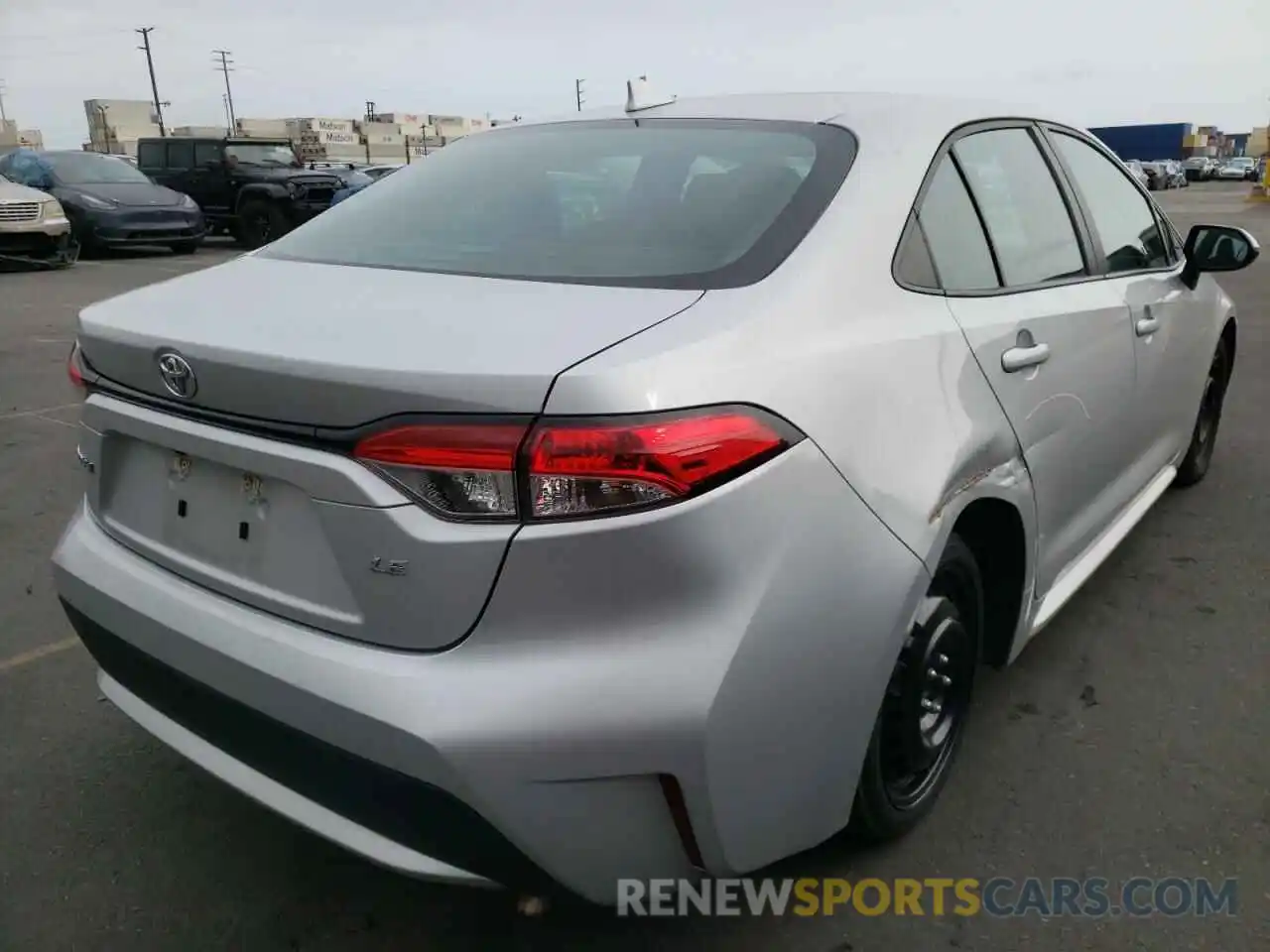 4 Photograph of a damaged car 5YFEPRAE0LP063528 TOYOTA COROLLA 2020