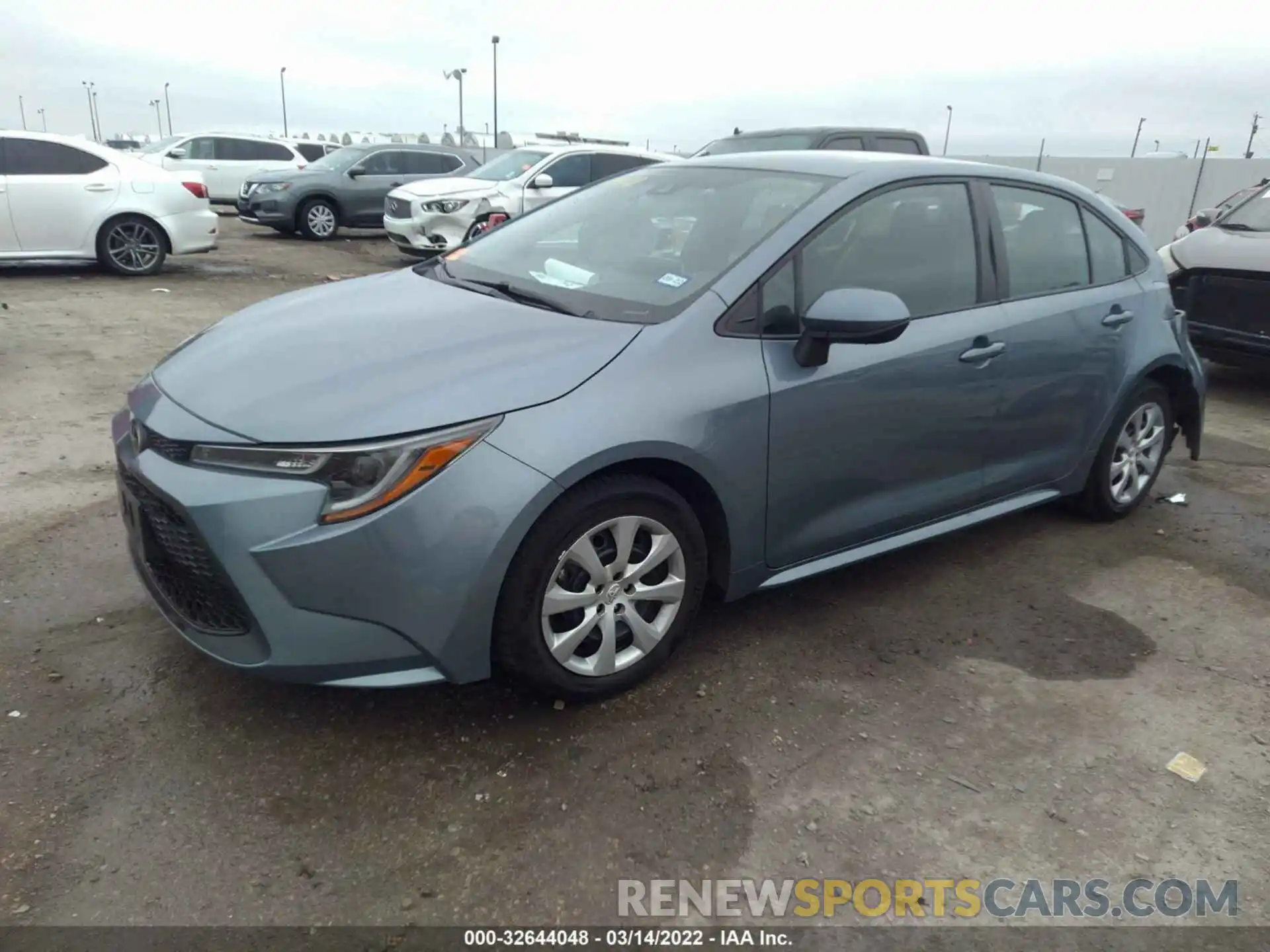 2 Photograph of a damaged car 5YFEPRAE0LP063738 TOYOTA COROLLA 2020