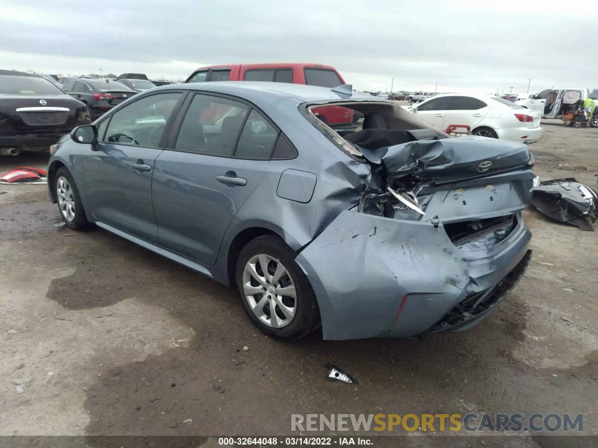 3 Photograph of a damaged car 5YFEPRAE0LP063738 TOYOTA COROLLA 2020