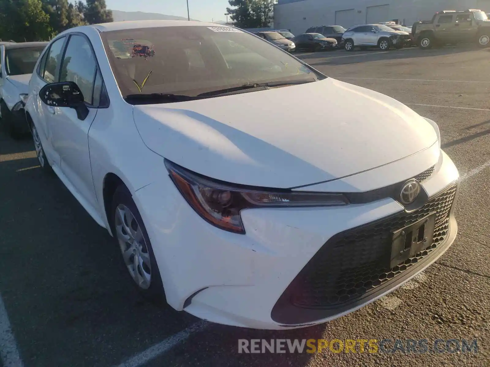 1 Photograph of a damaged car 5YFEPRAE0LP063982 TOYOTA COROLLA 2020