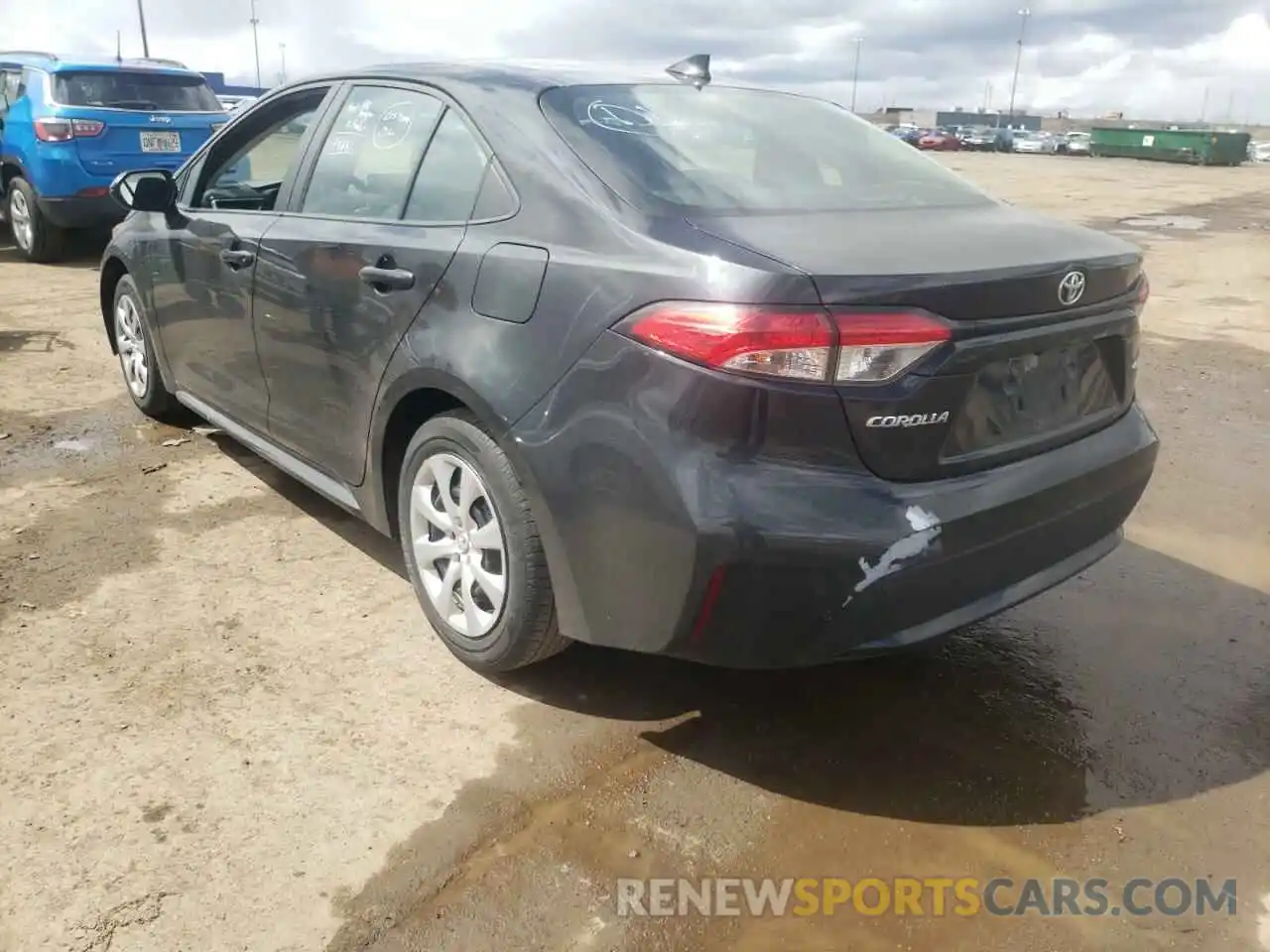 3 Photograph of a damaged car 5YFEPRAE0LP065747 TOYOTA COROLLA 2020