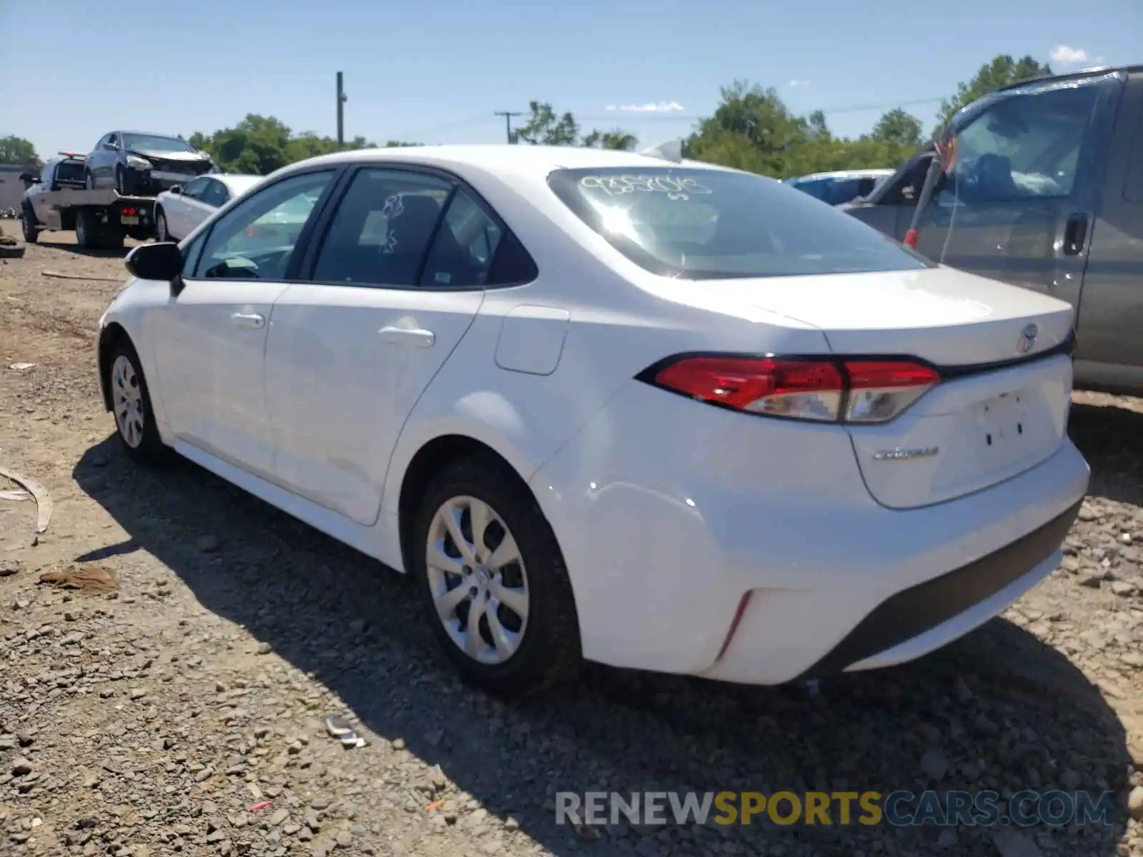 3 Photograph of a damaged car 5YFEPRAE0LP065778 TOYOTA COROLLA 2020