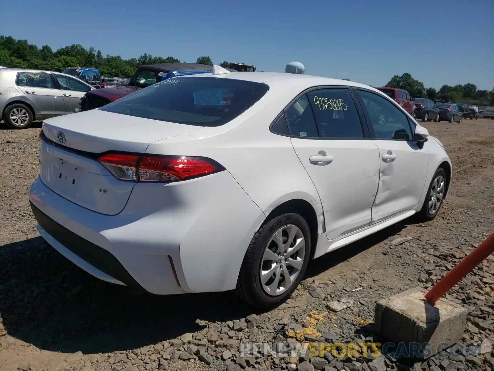 4 Photograph of a damaged car 5YFEPRAE0LP065778 TOYOTA COROLLA 2020