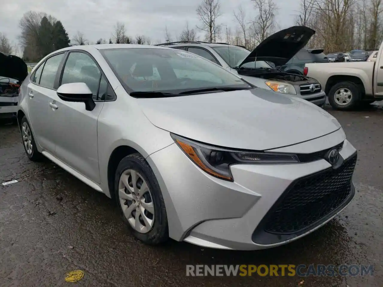 1 Photograph of a damaged car 5YFEPRAE0LP066560 TOYOTA COROLLA 2020