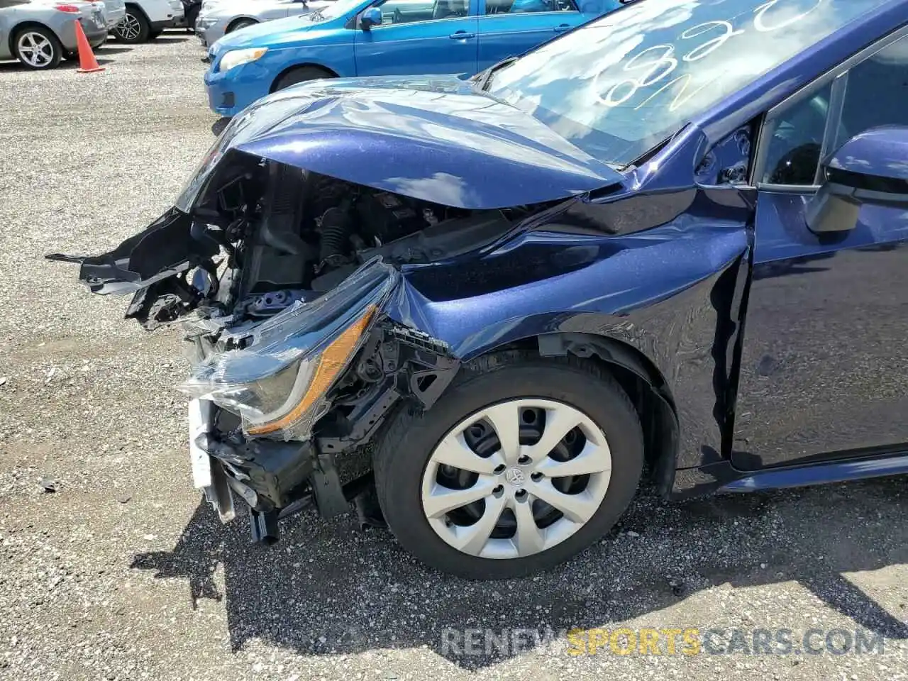 9 Photograph of a damaged car 5YFEPRAE0LP066820 TOYOTA COROLLA 2020