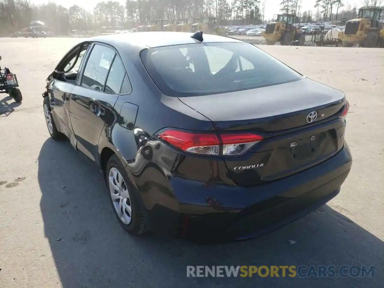 3 Photograph of a damaged car 5YFEPRAE0LP067448 TOYOTA COROLLA 2020