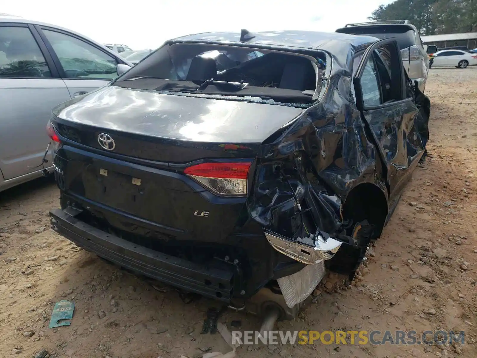 4 Photograph of a damaged car 5YFEPRAE0LP067773 TOYOTA COROLLA 2020