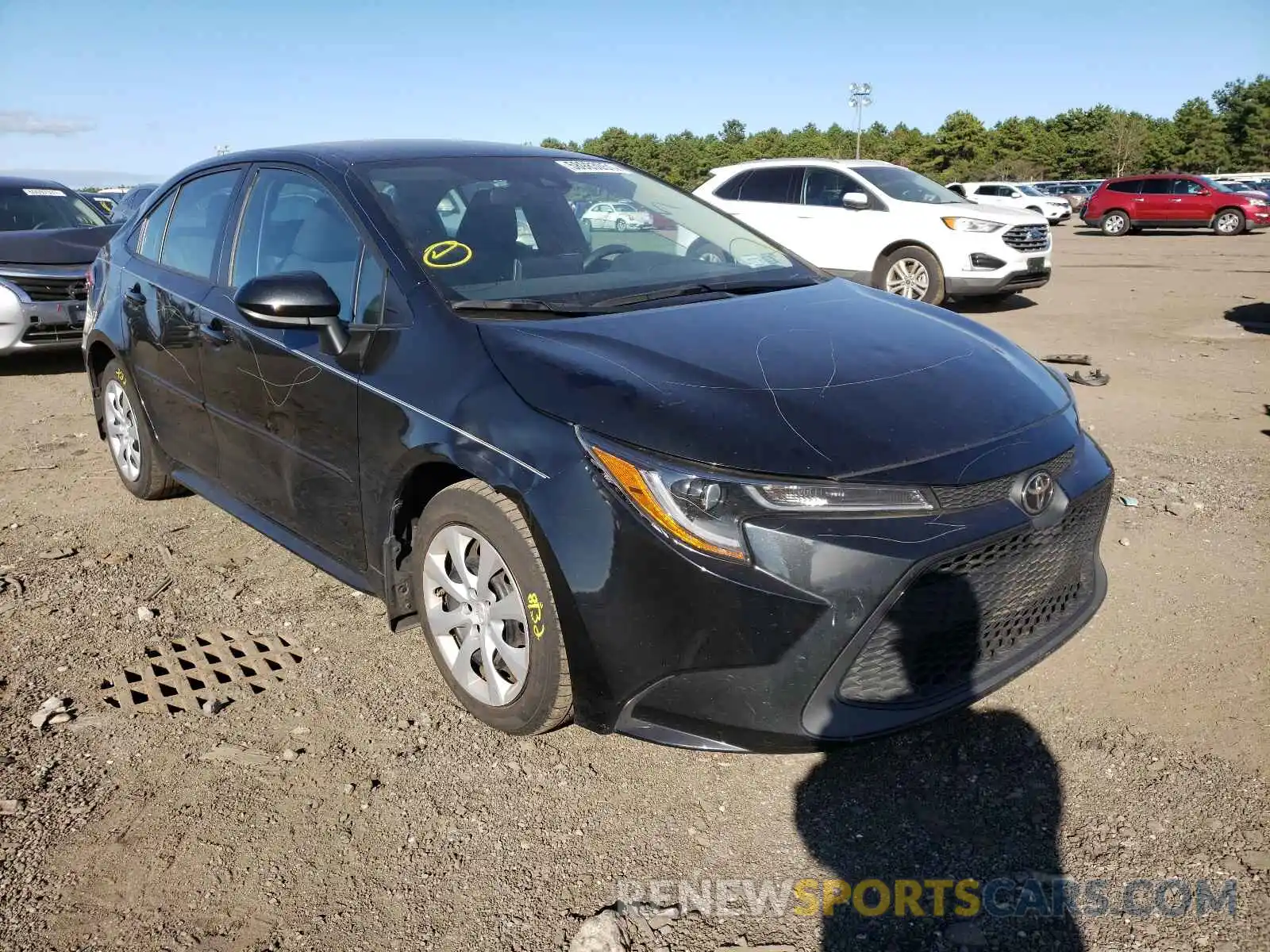 1 Photograph of a damaged car 5YFEPRAE0LP067918 TOYOTA COROLLA 2020