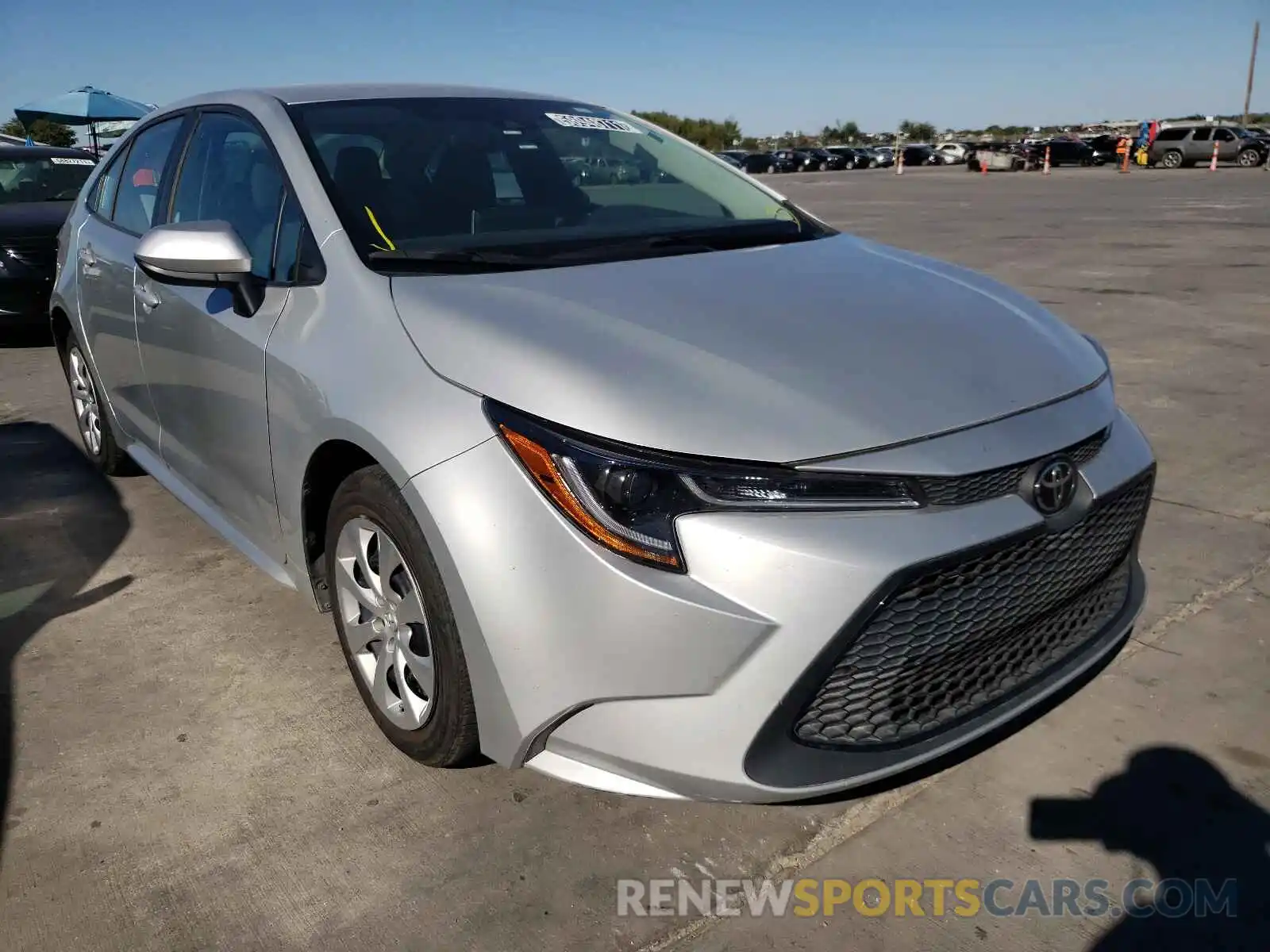 1 Photograph of a damaged car 5YFEPRAE0LP067997 TOYOTA COROLLA 2020