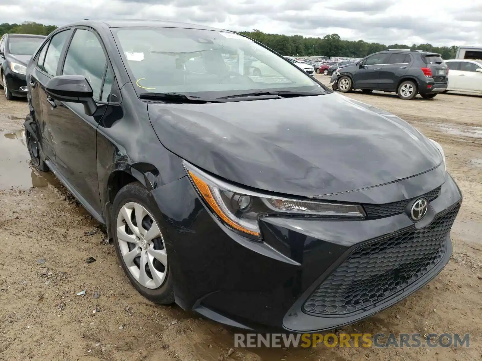 1 Photograph of a damaged car 5YFEPRAE0LP068129 TOYOTA COROLLA 2020