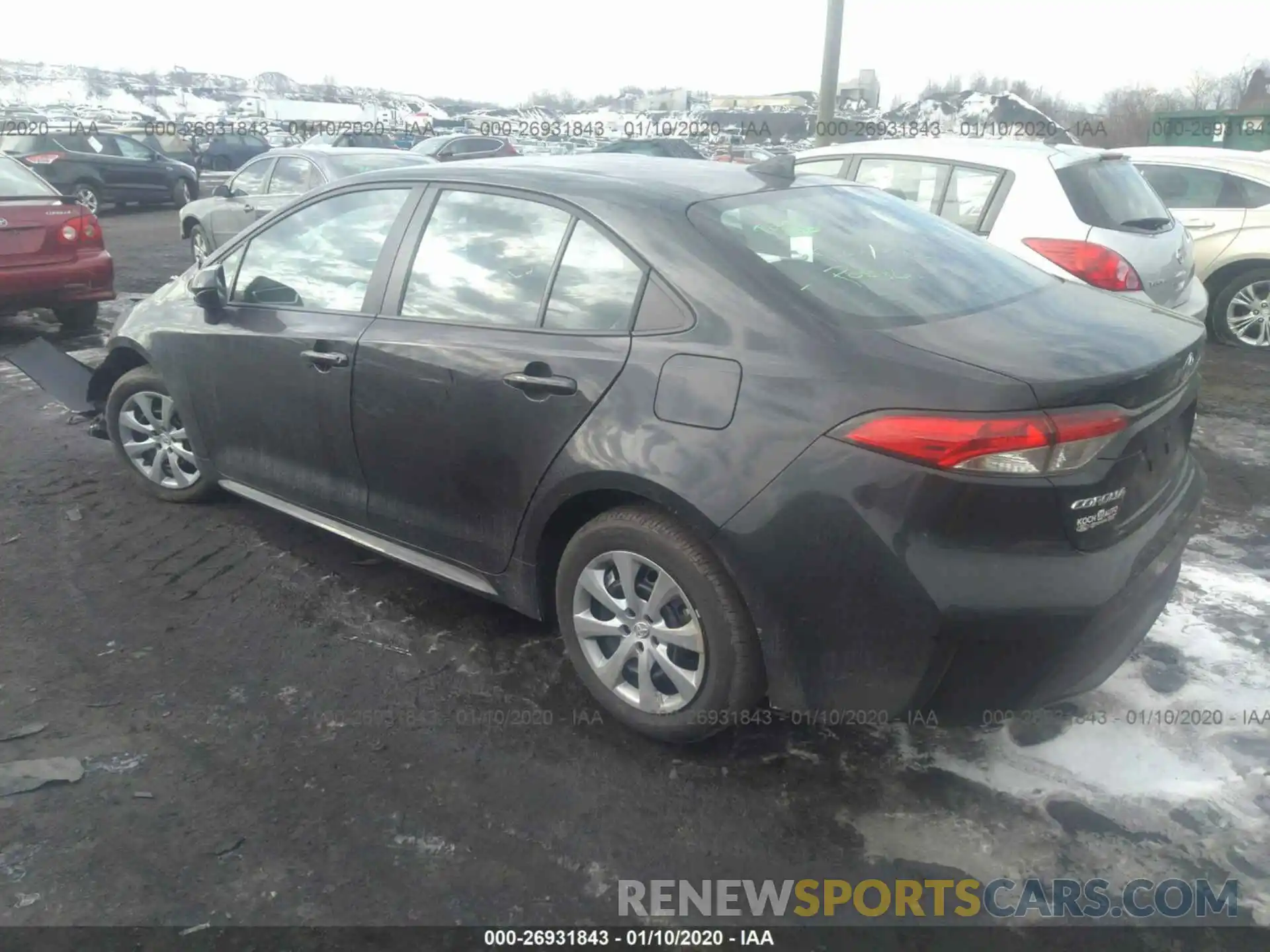 3 Photograph of a damaged car 5YFEPRAE0LP068468 TOYOTA COROLLA 2020