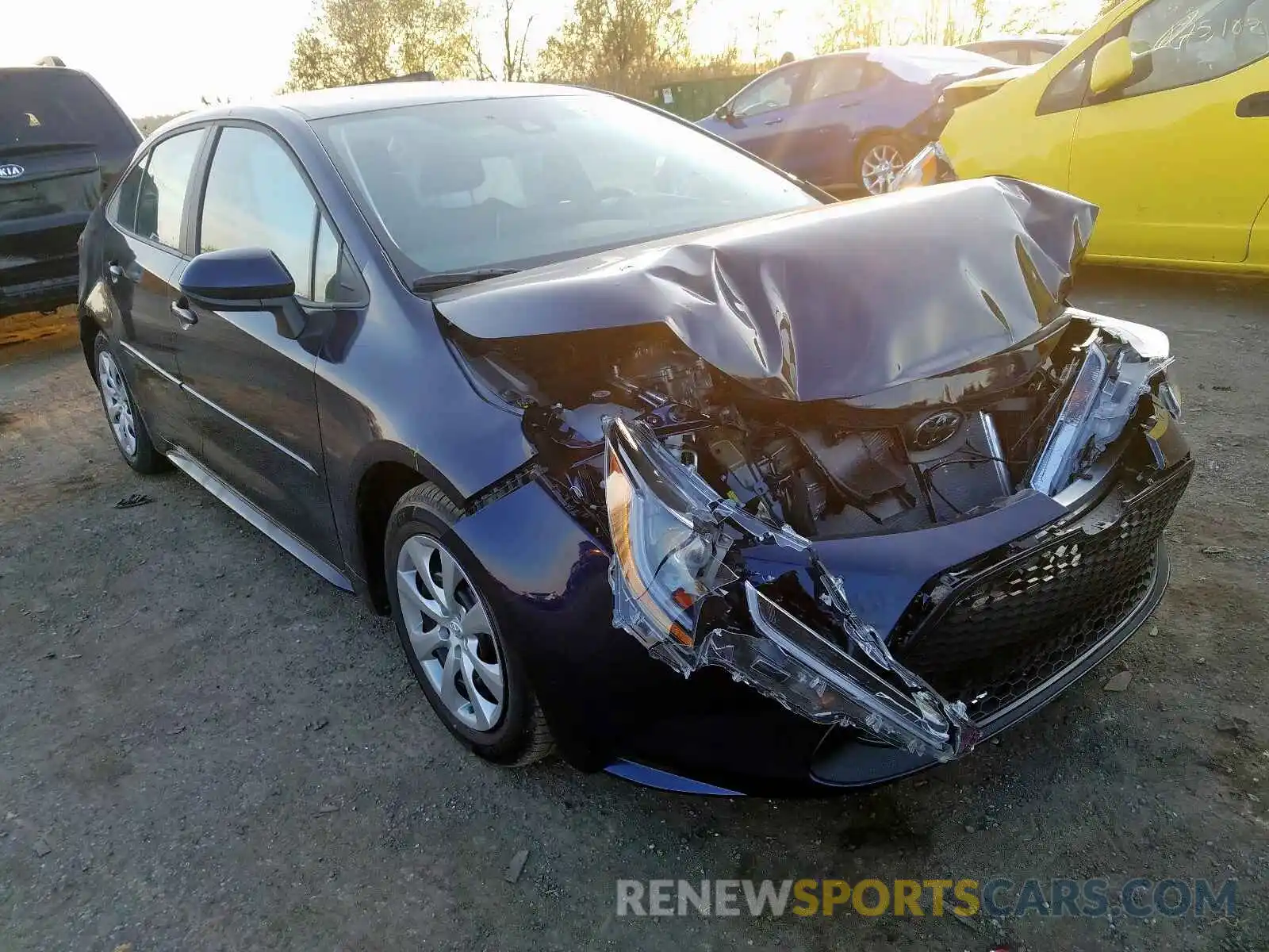 1 Photograph of a damaged car 5YFEPRAE0LP069118 TOYOTA COROLLA 2020