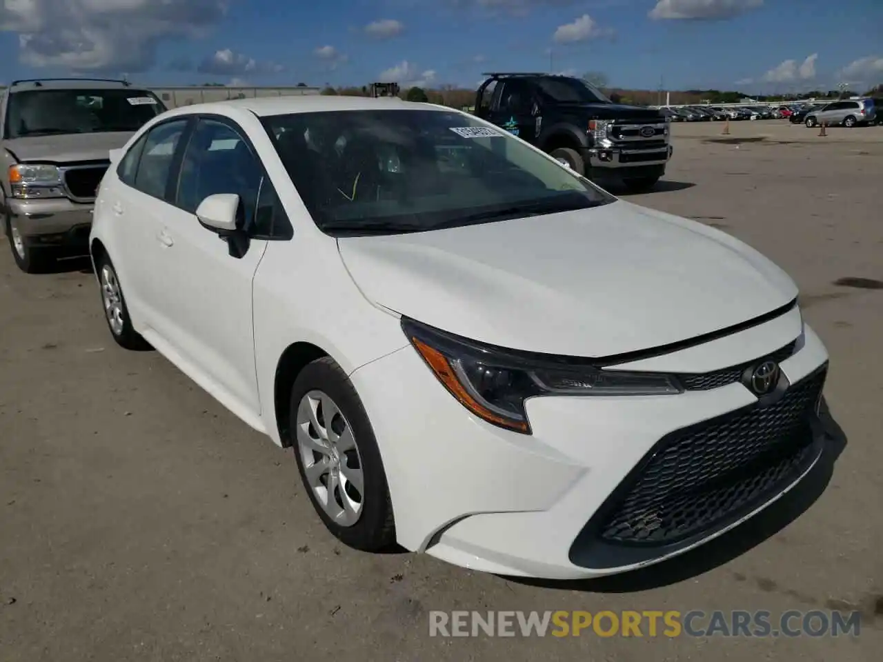 1 Photograph of a damaged car 5YFEPRAE0LP069216 TOYOTA COROLLA 2020