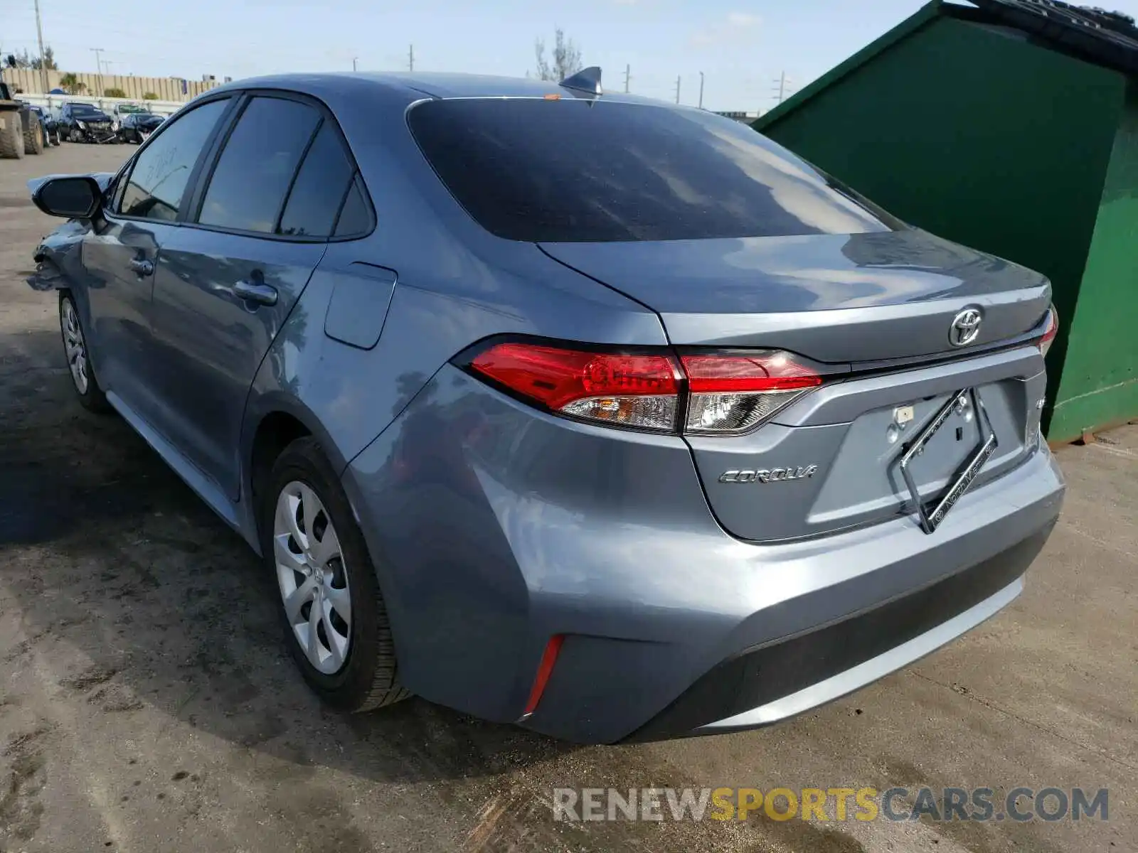 3 Photograph of a damaged car 5YFEPRAE0LP070379 TOYOTA COROLLA 2020