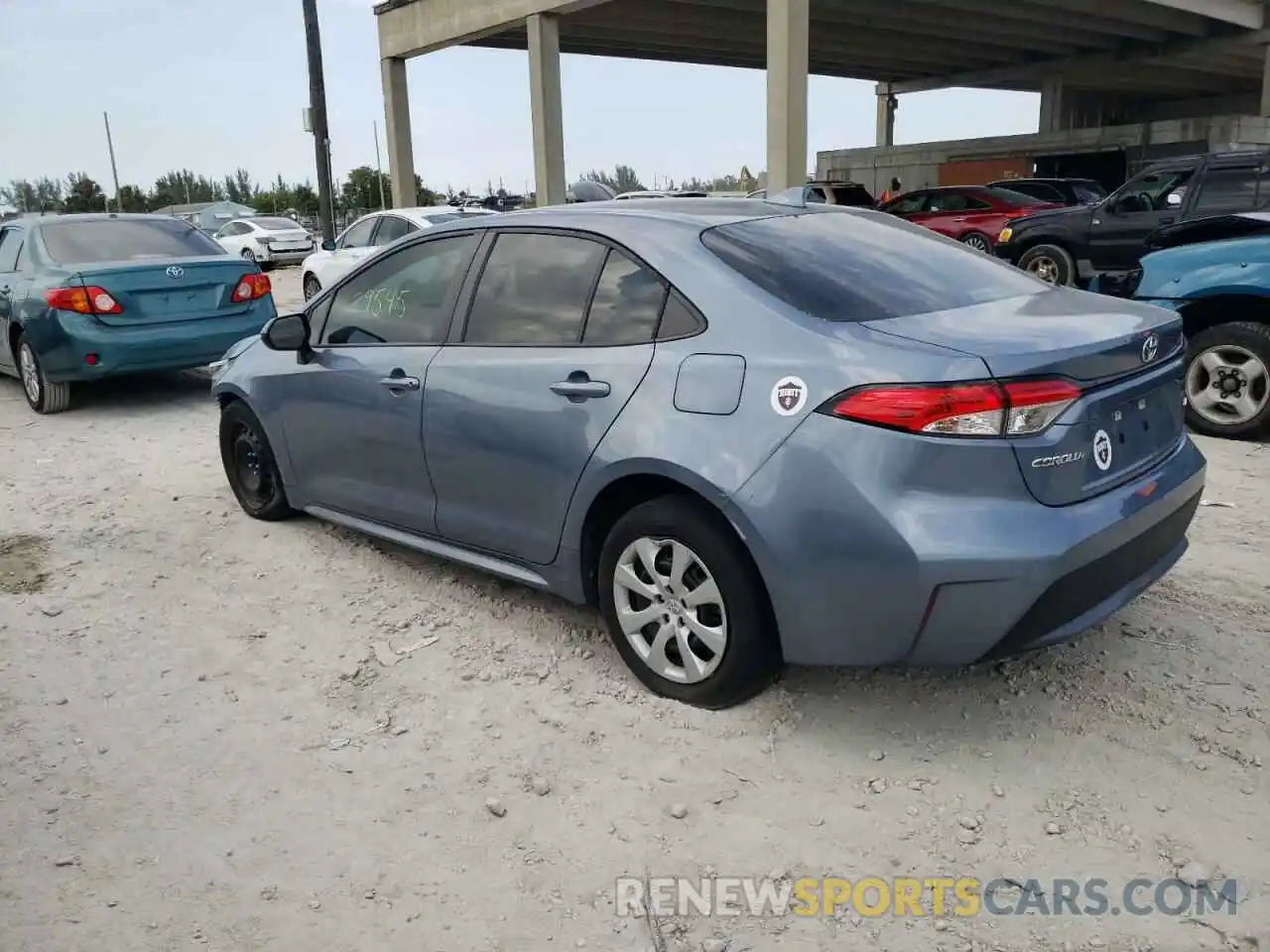 3 Photograph of a damaged car 5YFEPRAE0LP070852 TOYOTA COROLLA 2020