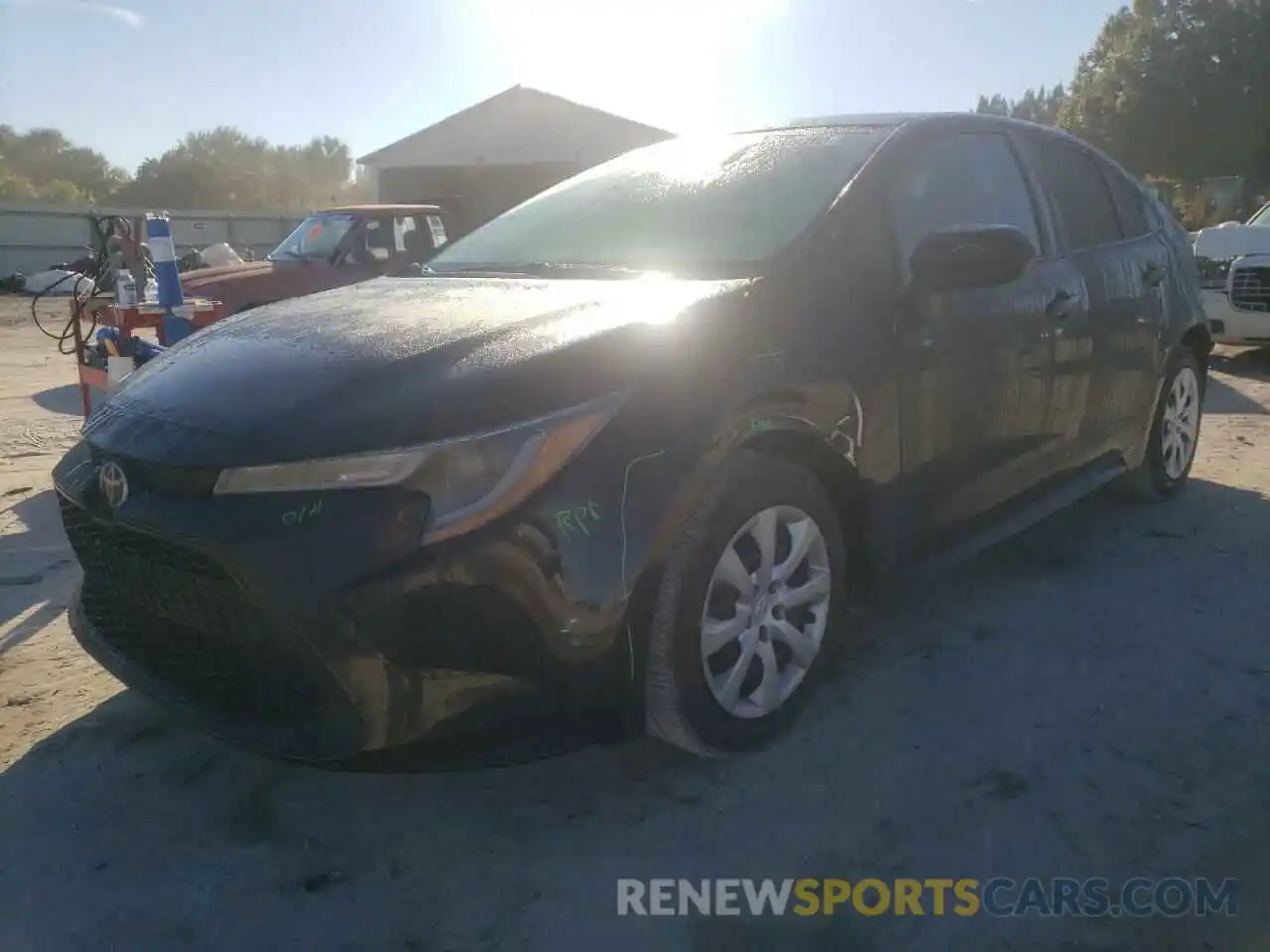 2 Photograph of a damaged car 5YFEPRAE0LP072293 TOYOTA COROLLA 2020