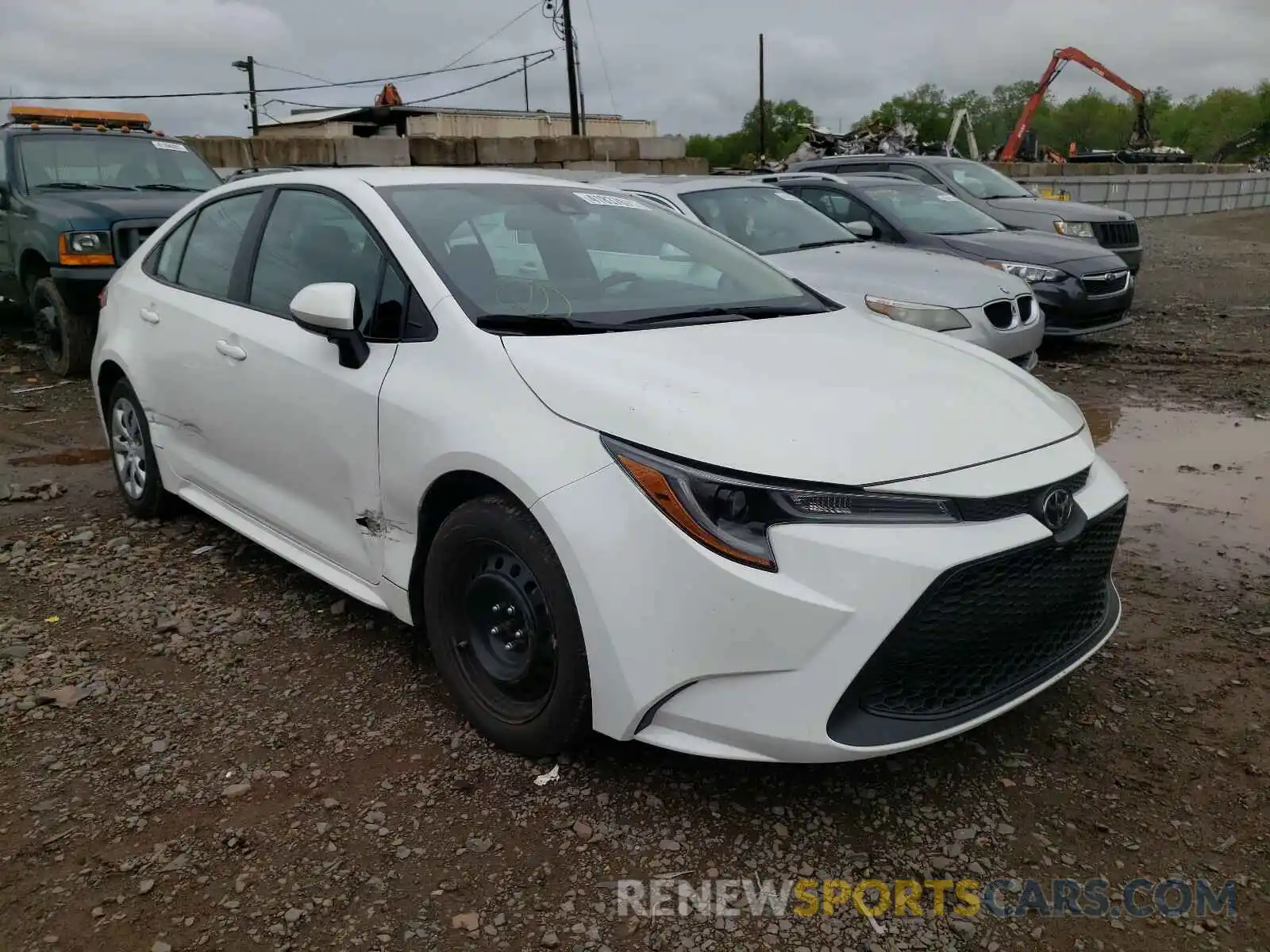 1 Photograph of a damaged car 5YFEPRAE0LP072584 TOYOTA COROLLA 2020