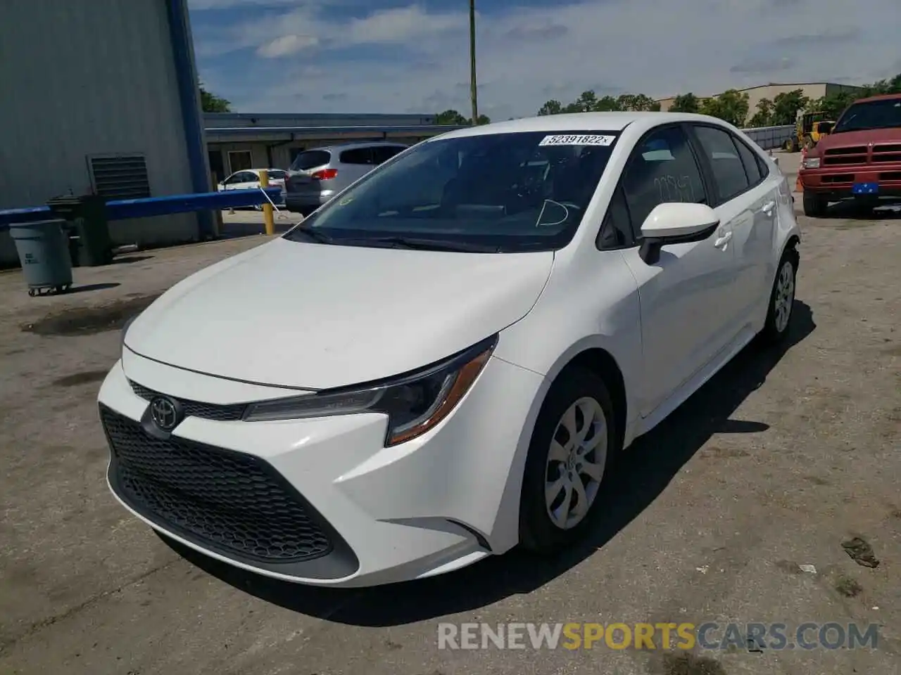 2 Photograph of a damaged car 5YFEPRAE0LP073573 TOYOTA COROLLA 2020