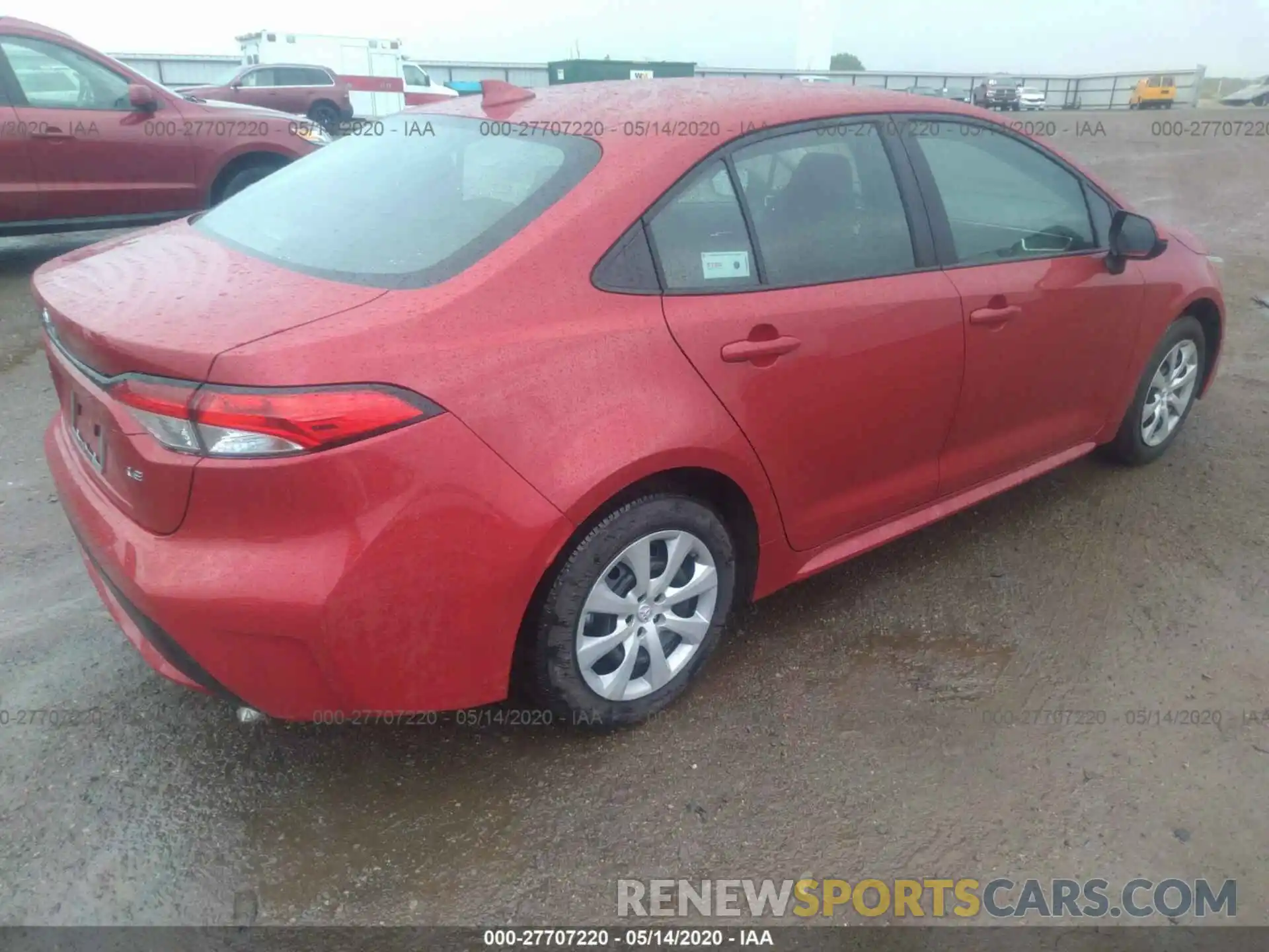 4 Photograph of a damaged car 5YFEPRAE0LP073802 TOYOTA COROLLA 2020