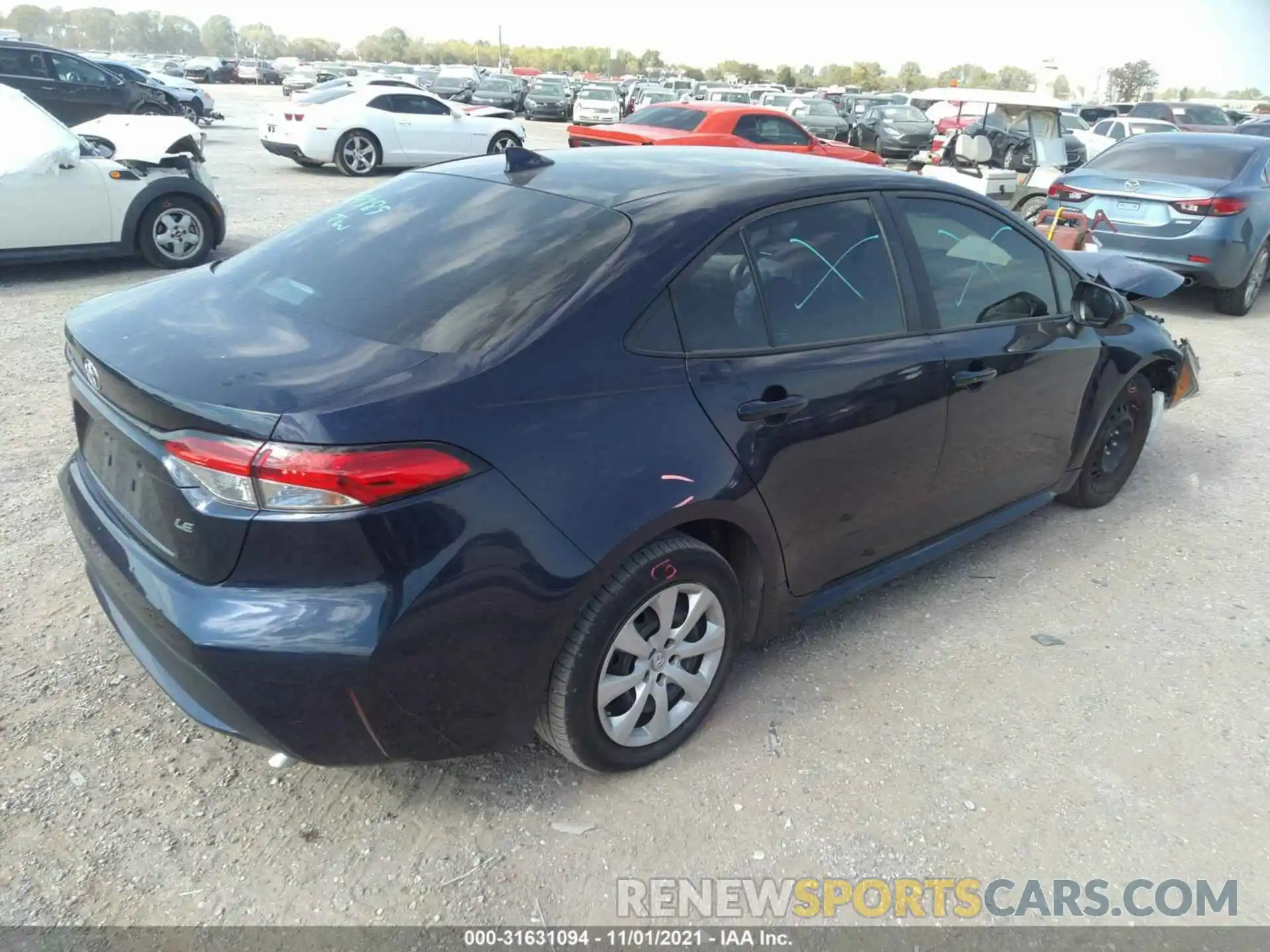 4 Photograph of a damaged car 5YFEPRAE0LP074058 TOYOTA COROLLA 2020