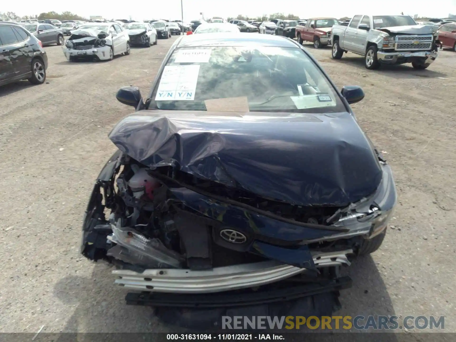 6 Photograph of a damaged car 5YFEPRAE0LP074058 TOYOTA COROLLA 2020