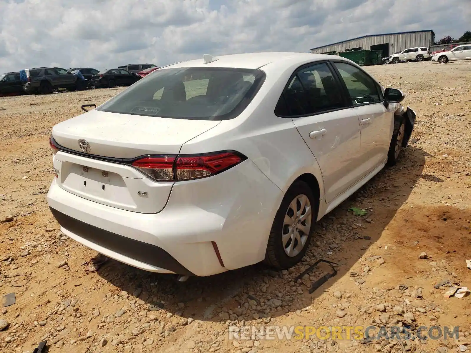 4 Photograph of a damaged car 5YFEPRAE0LP075436 TOYOTA COROLLA 2020