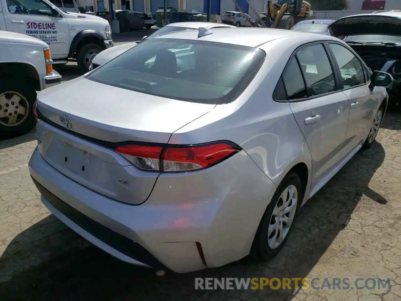 4 Photograph of a damaged car 5YFEPRAE0LP077056 TOYOTA COROLLA 2020