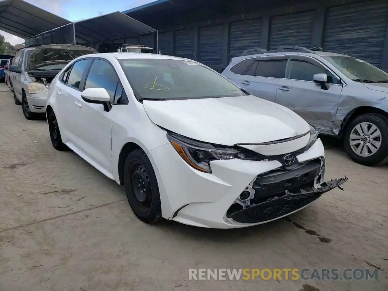 1 Photograph of a damaged car 5YFEPRAE0LP077283 TOYOTA COROLLA 2020