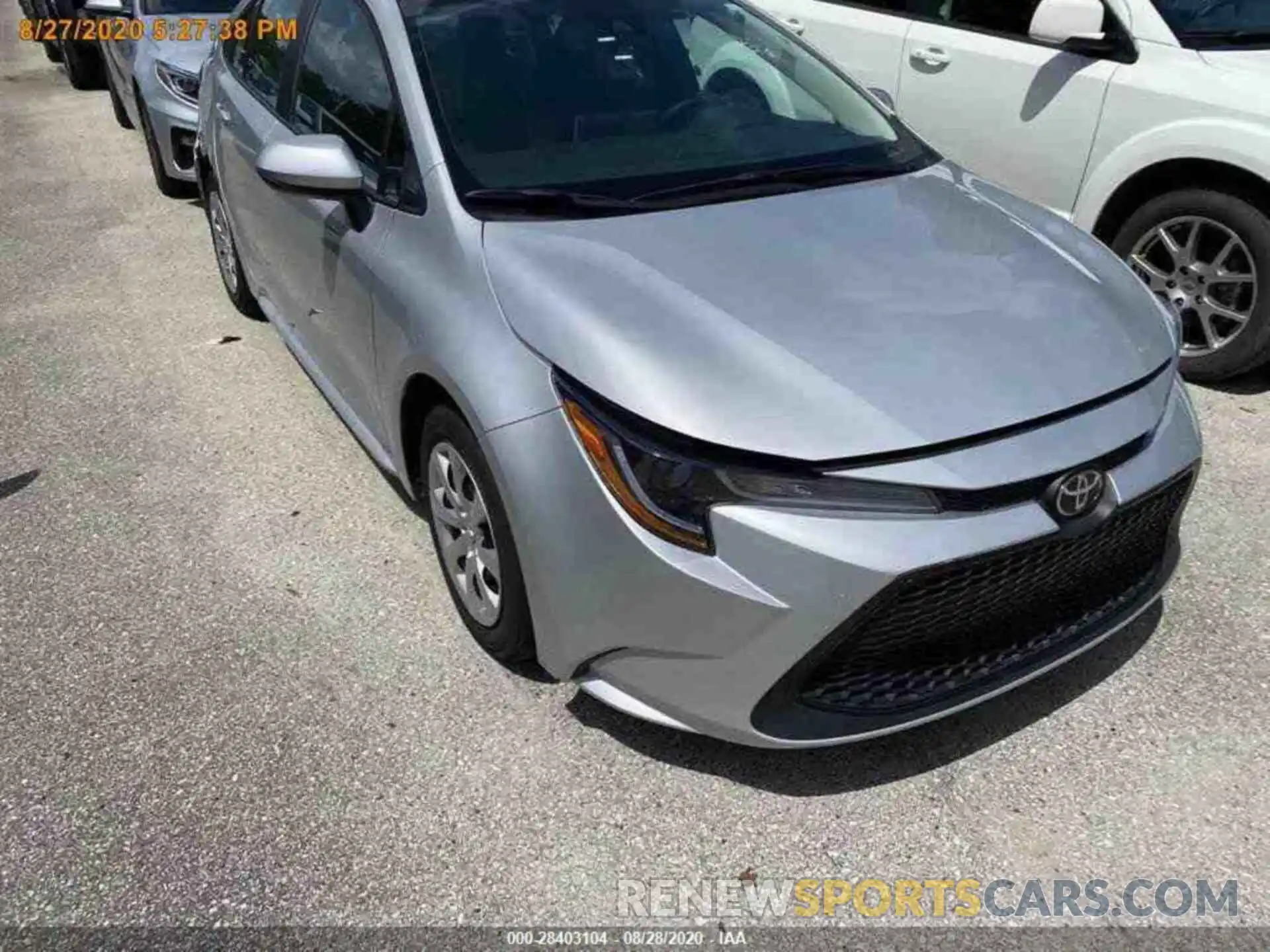 16 Photograph of a damaged car 5YFEPRAE0LP077476 TOYOTA COROLLA 2020