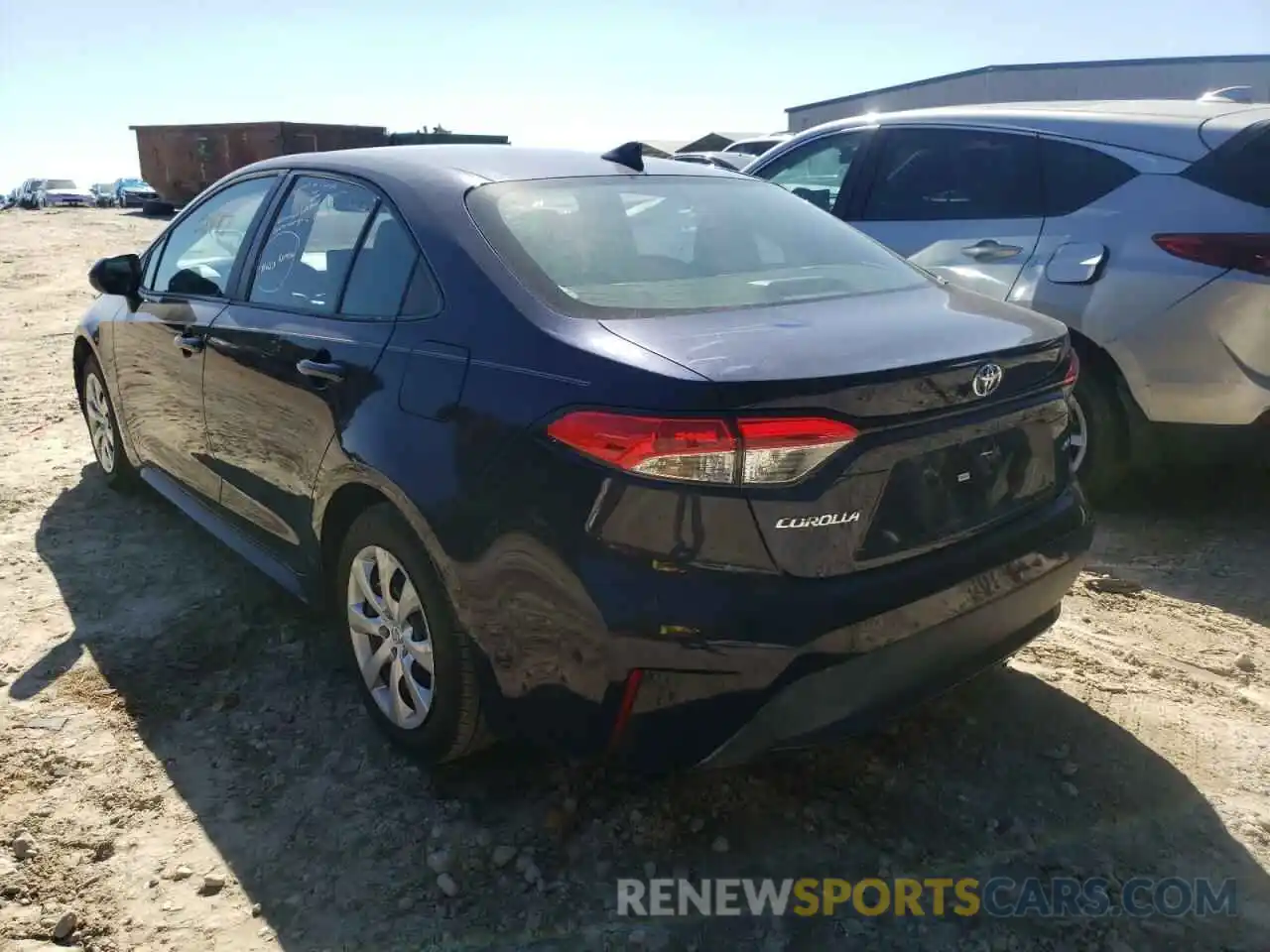 3 Photograph of a damaged car 5YFEPRAE0LP077591 TOYOTA COROLLA 2020