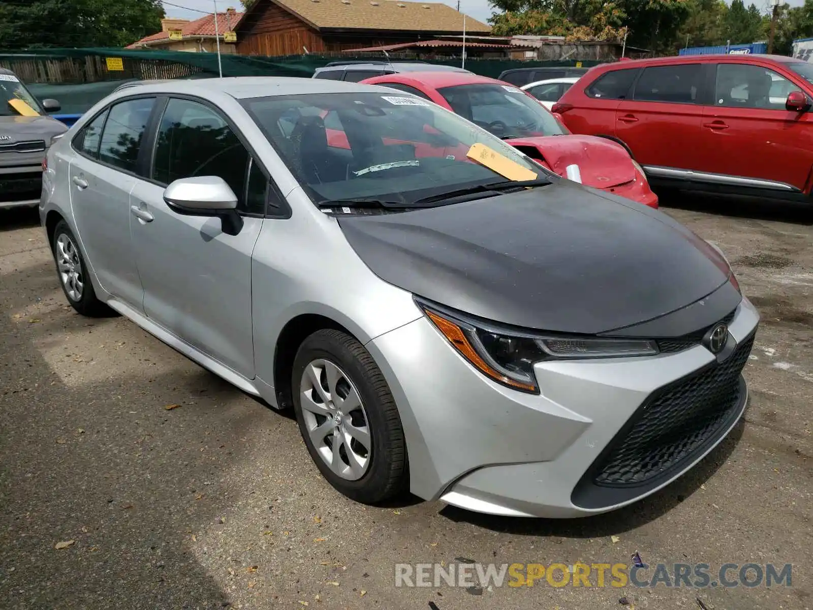 1 Photograph of a damaged car 5YFEPRAE0LP077803 TOYOTA COROLLA 2020