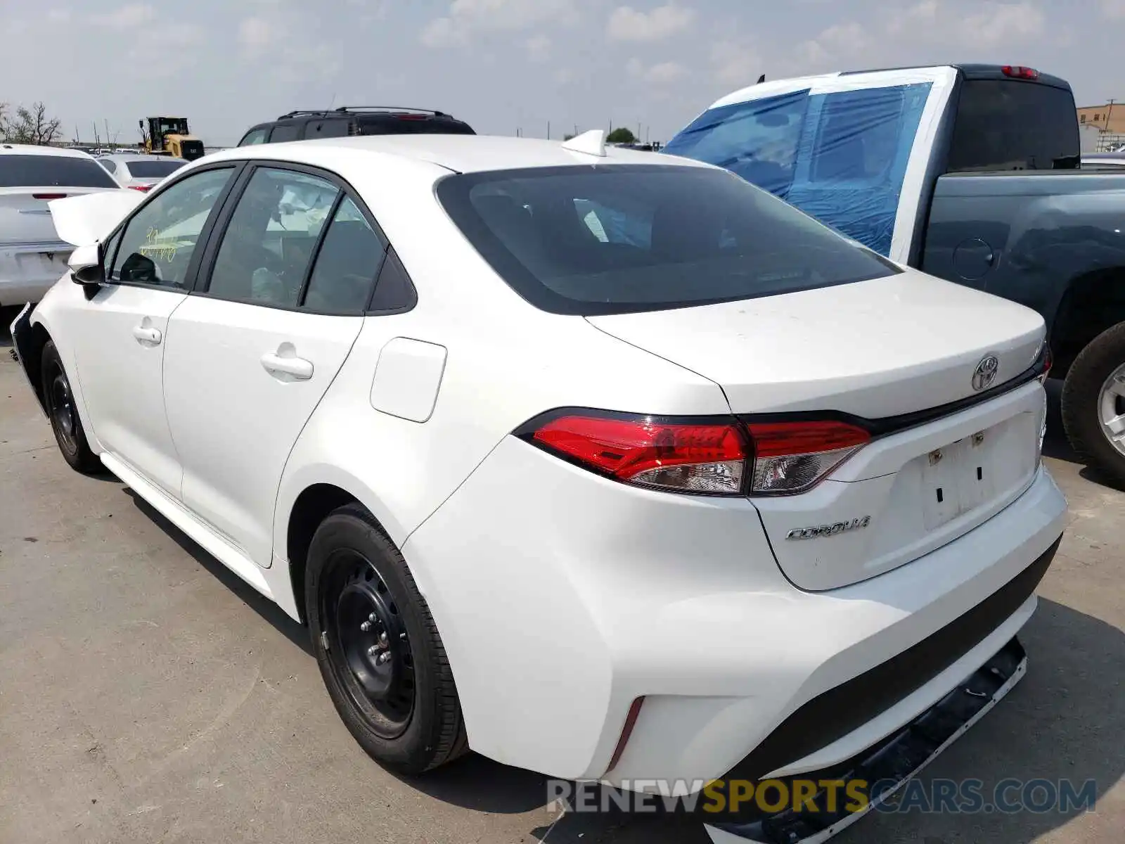 3 Photograph of a damaged car 5YFEPRAE0LP078322 TOYOTA COROLLA 2020